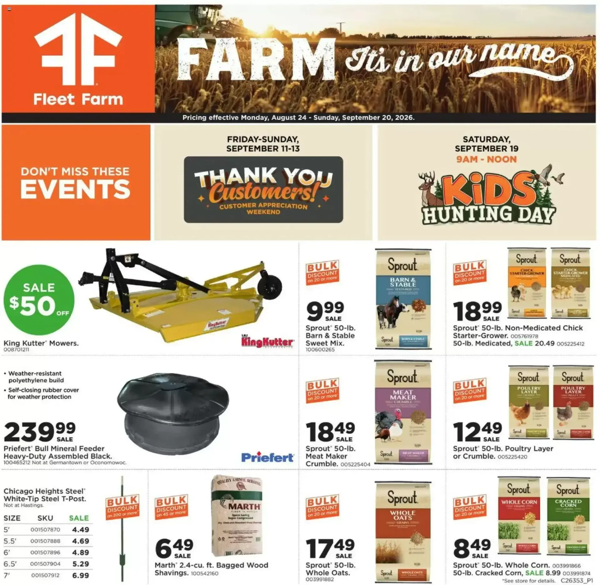 Mills Fleet Farm weekly ad