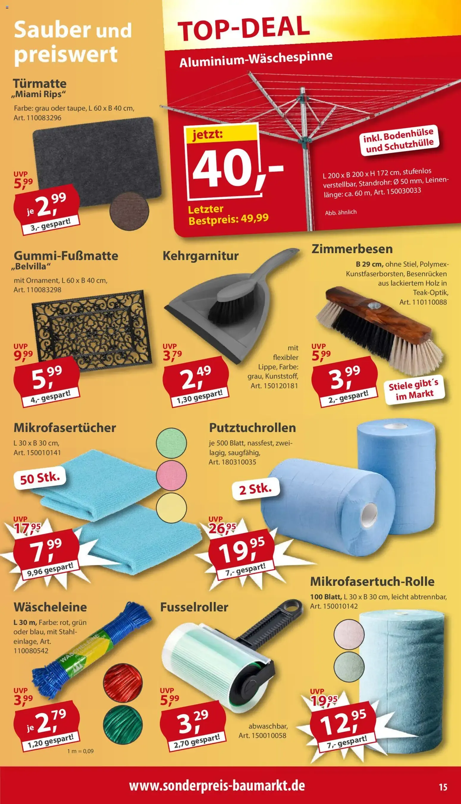 Sonderpreis Baumarkt Prospekt (ab 13.06.2026) zum Blättern von 13. Juni bis 19. Juni 2026 - Prospekt seite 15