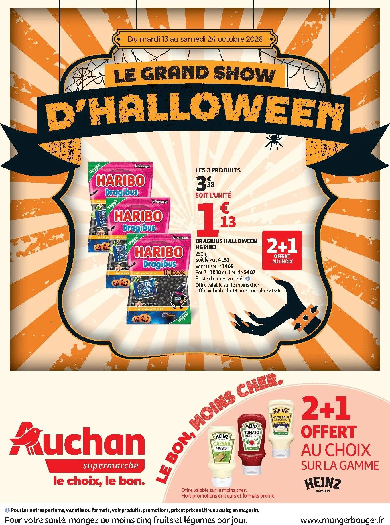 Le Grand Show d'Halloween du 13 octobre au 24 octobre 2026 - Catalogue page 1