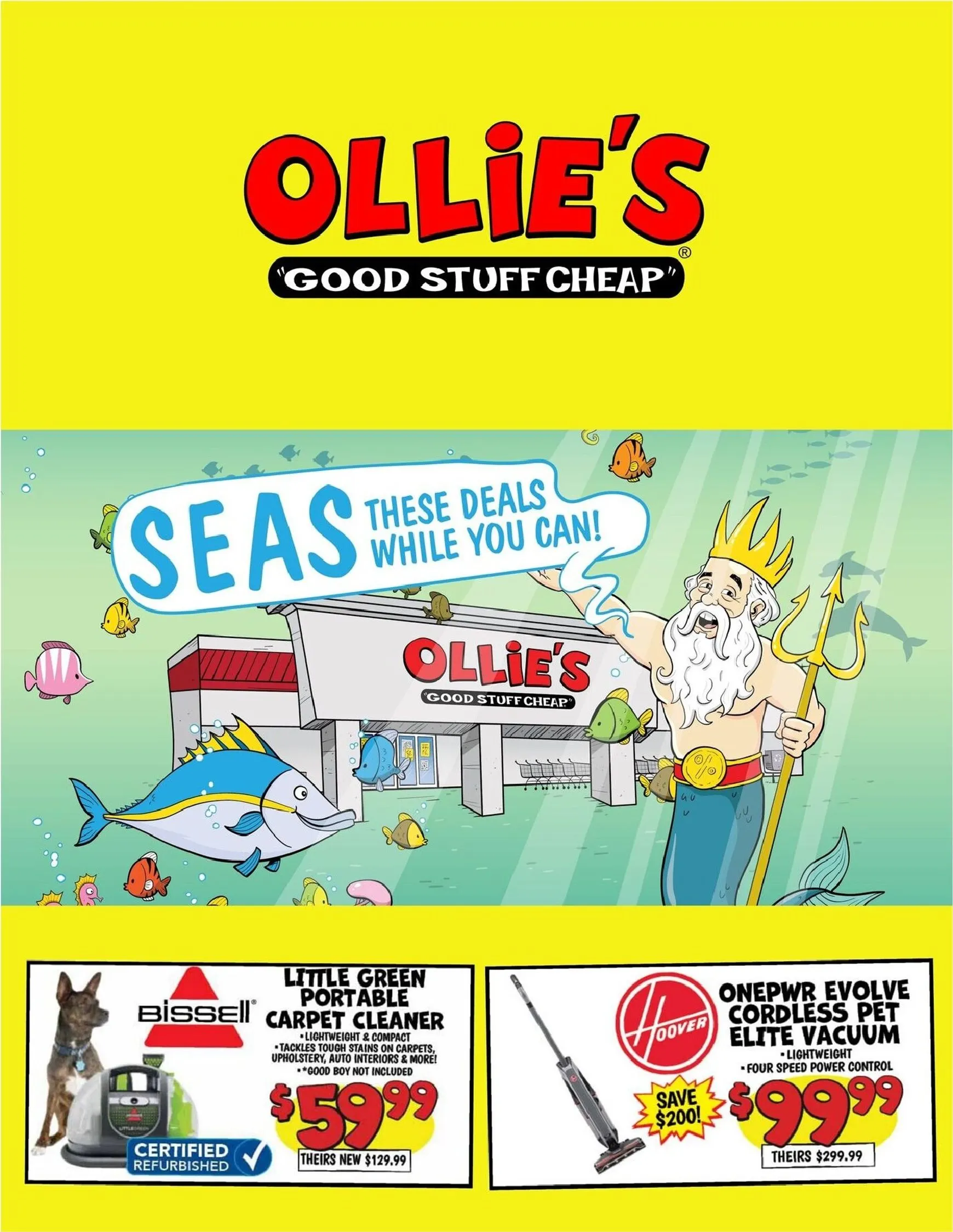 Weekly ad Current Ollie's - Seas leaflet valid from Tuesday 07/14/2026 to Monday 07/20/2026 from July 14 to July 20 2026 - Page 1