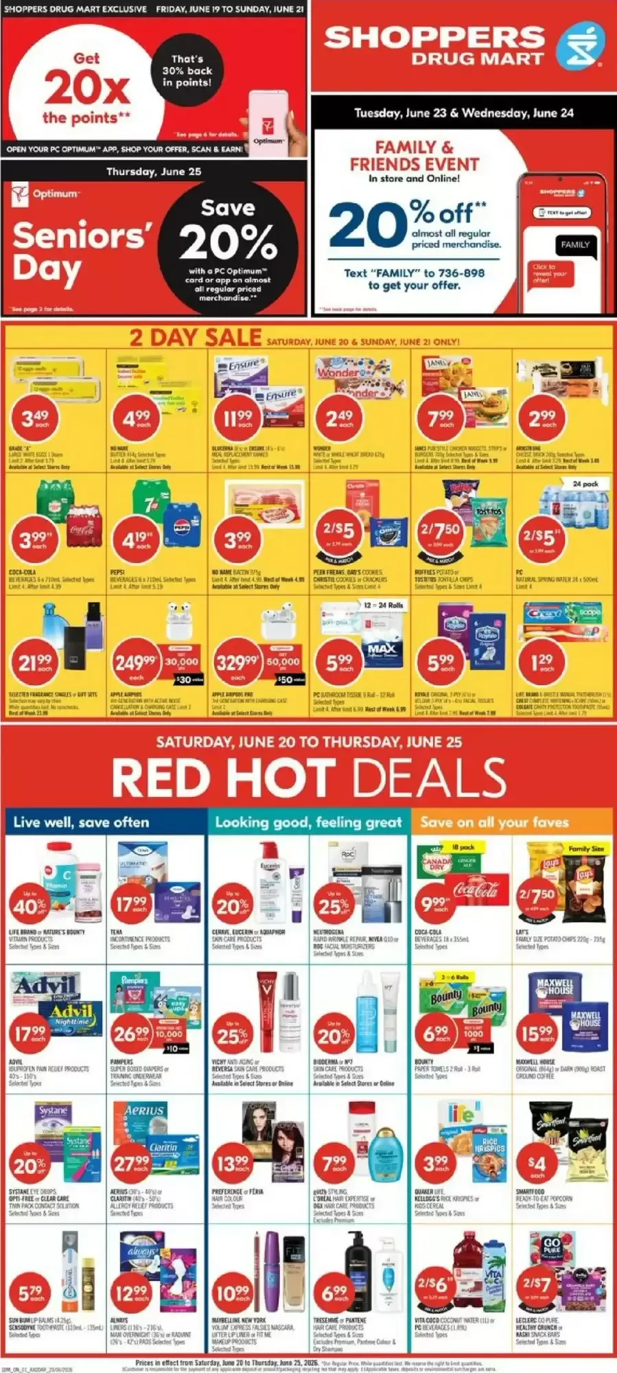 Shoppers Drug Mart flyer week 25 from June 20 to June 25 2026 - flyer page 2