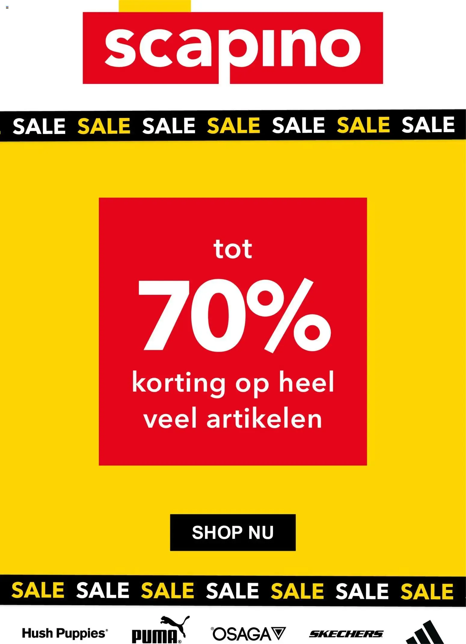 Scapino - Tot 70% korting van 20 juli tot 9 augustus 2026 - Folder pagina 1