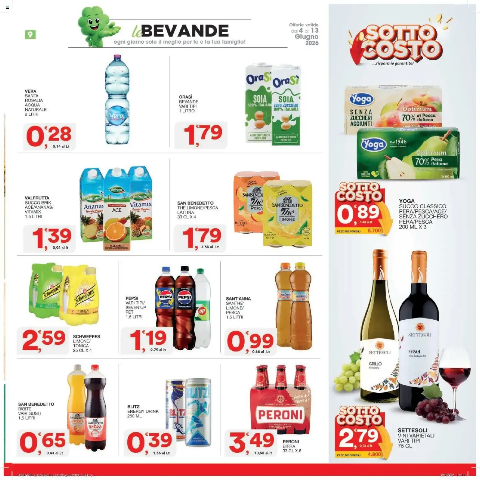 Nuovo SISA volantino Quick dal 04/06/2026 > offerte anteprima 🛍️ da 4 giugno a 13 giugno di 2026 - Pagina del volantino 9