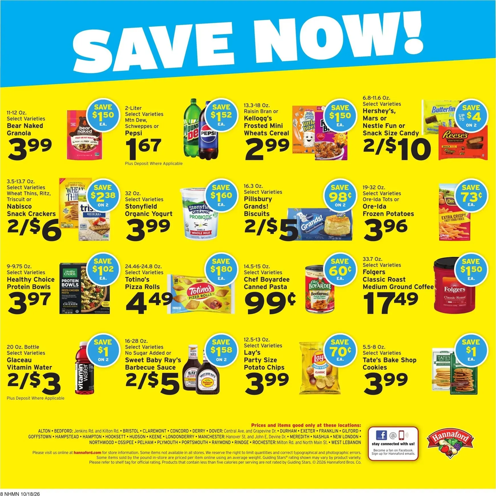 Weekly ad Hannaford: Savings made easy. Fall into this week's hottest deals. from October 18 to October 24 2026 - Page 8