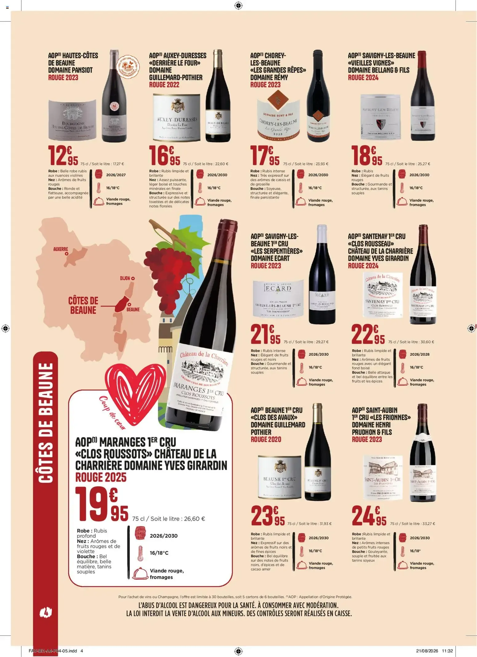 bi1 Foire aux vins 2026 à partir du 22/09/2026 - promo en ligne du 22 septembre au 4 octobre 2026 - Catalogue page 4