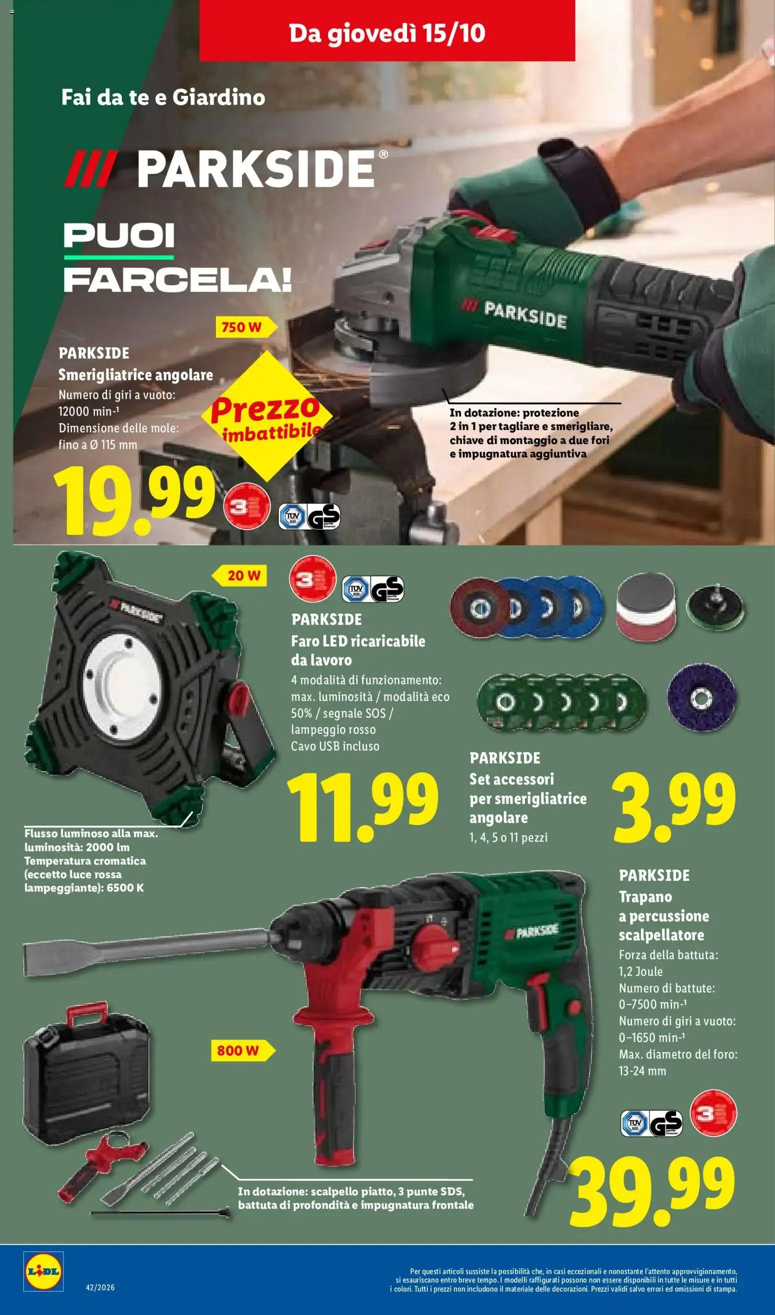 NUOVO LIDL volantino dal 15/10/2026 della prossima settimana da 15 ottobre a 21 ottobre di 2026 - Pagina del volantino 32