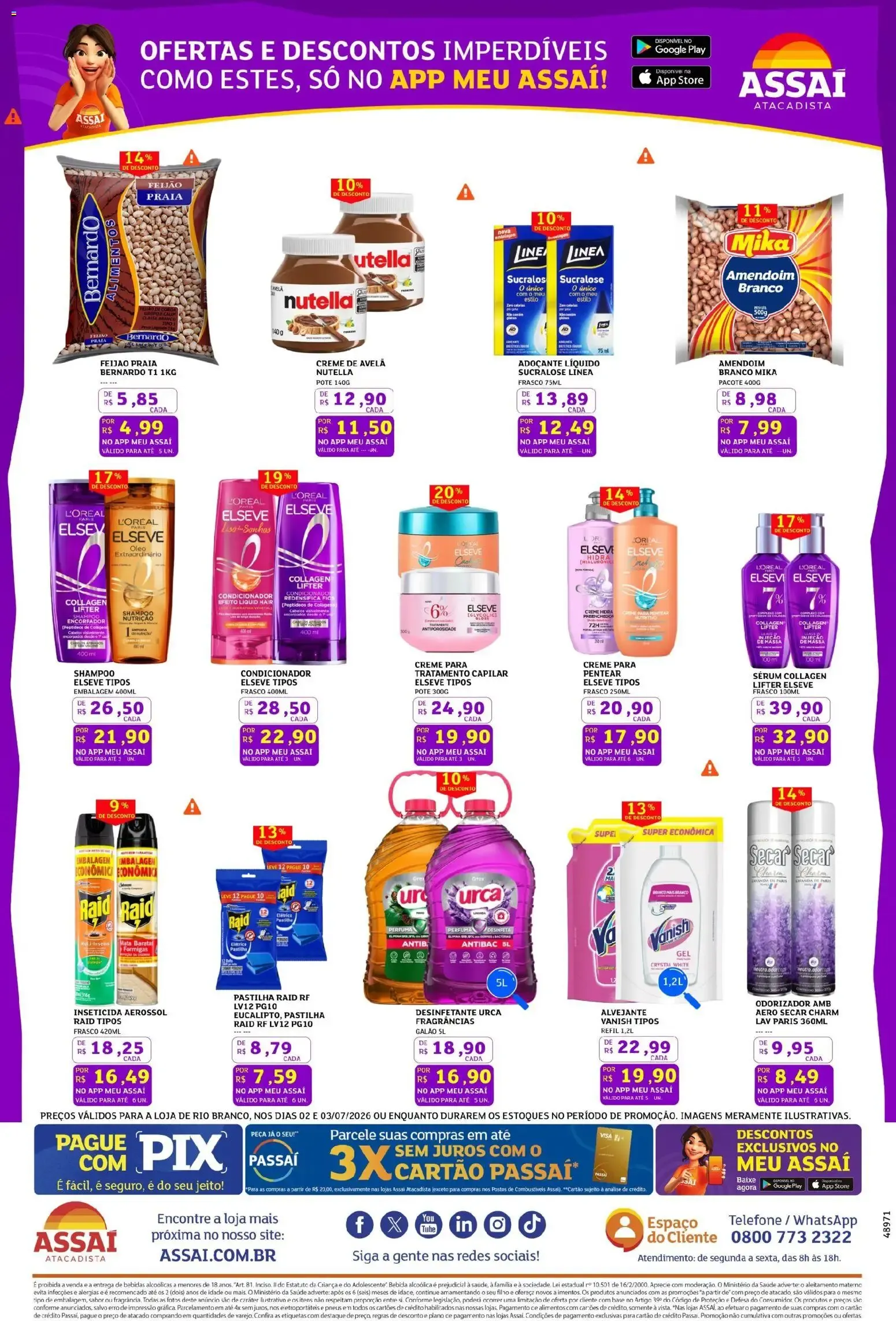 Encarte de Assaí Atacadista ofertas - AC de 02/07/2026 | Promoções Online 2 de julho até 3 de julho 2026 - Pagina 3