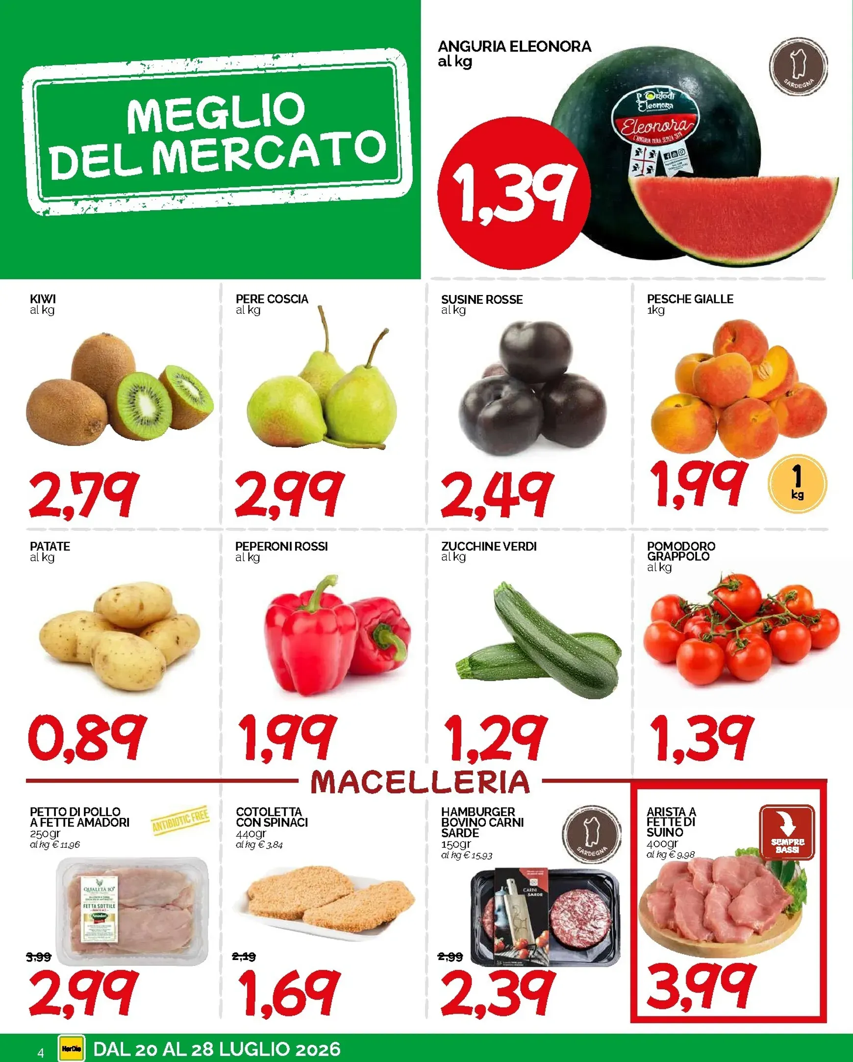 HarDis - La Spesa di Fine Mese da 20 luglio a 28 luglio di 2026 - Pagina del volantino 4