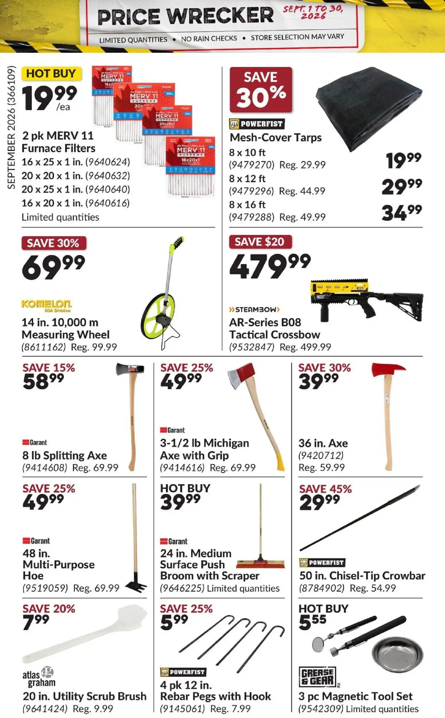 Princess Auto flyer- Price Wrecker from Sep 1, 2026 > weekly specials & deals from September 1 to September 30 2026 - flyer page 3