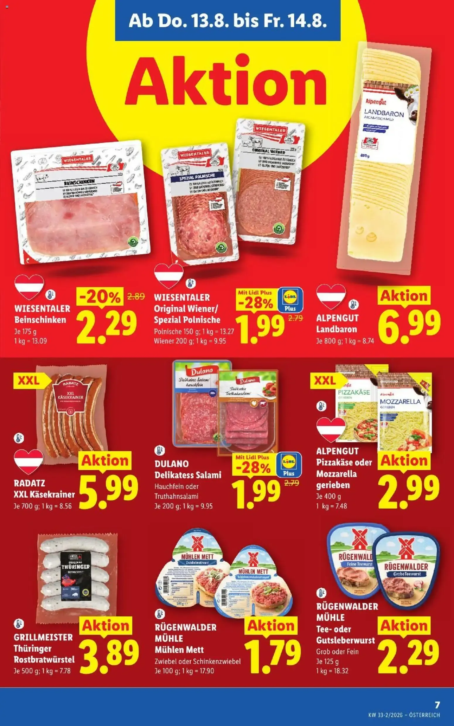 Lidl - Flugblatt ab 13.08.2026 - Angebote ab donnerstag von 13. August bis 14. August 2026 - Flugblätt seite  9
