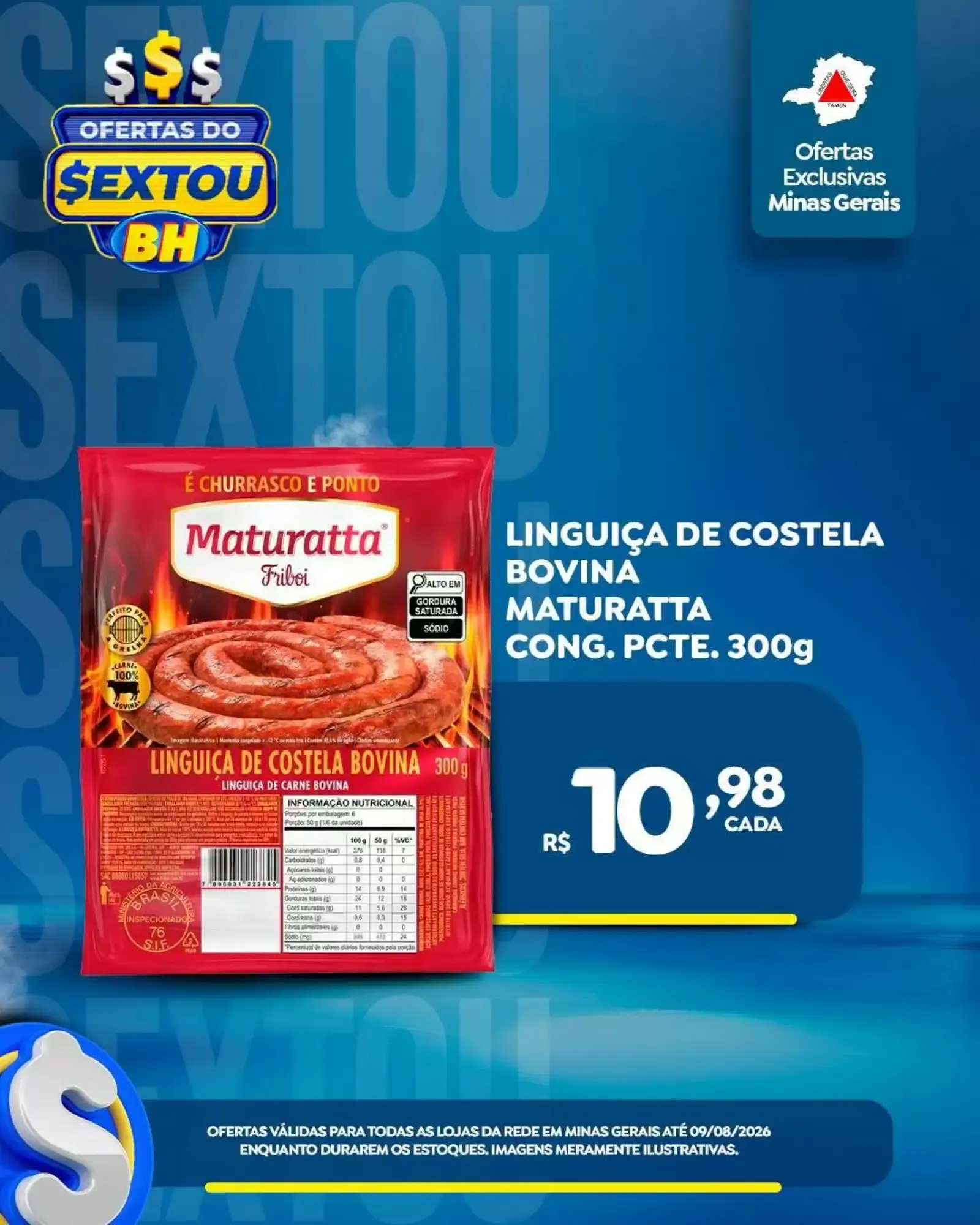 Encarte de Ofertas do Sextou BH 7 de agosto até 9 de agosto 2026 - Pagina 10