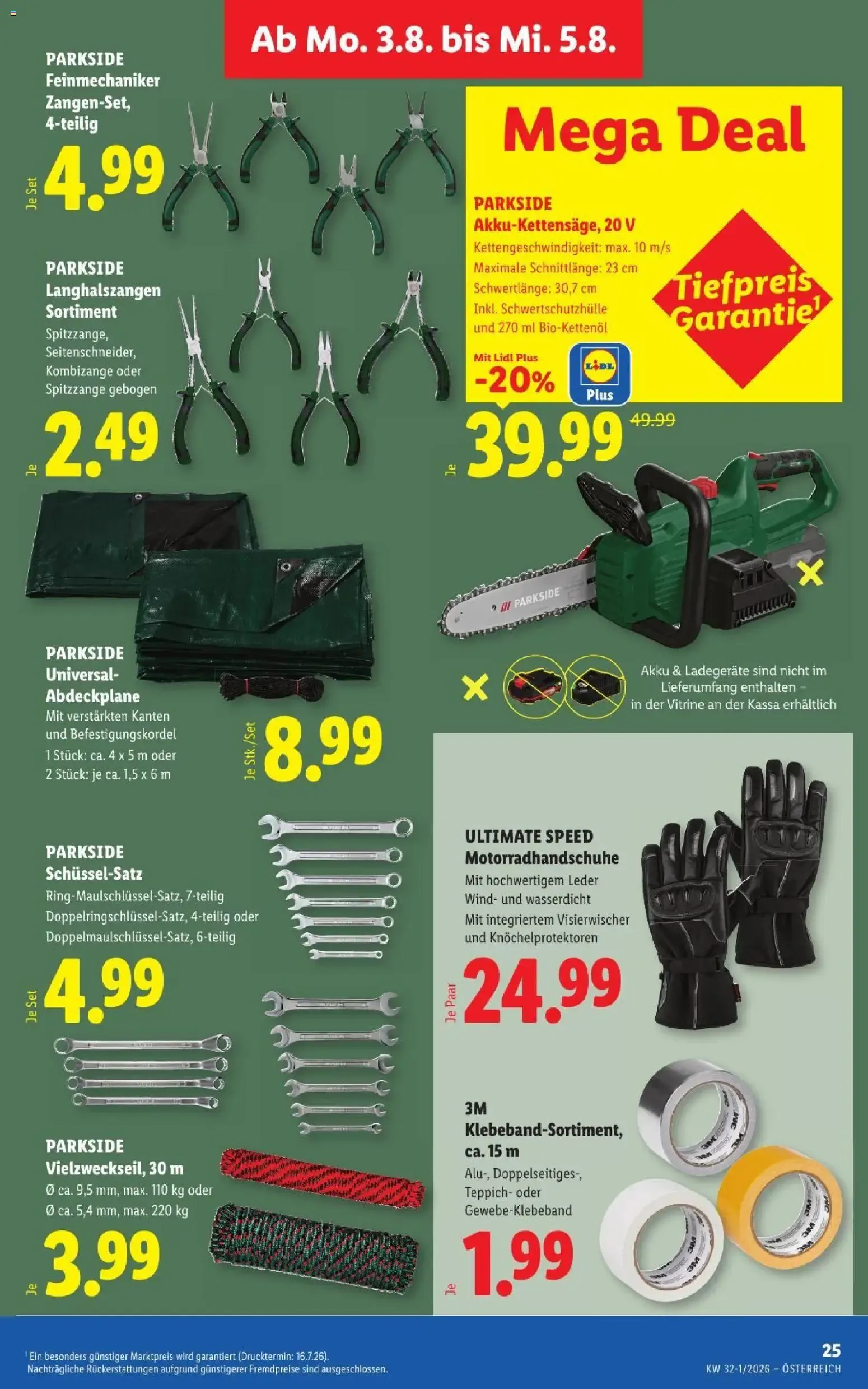 Lidl - Flugblatt del 30.07. al 01.08. von 30. Juli bis 1. August 2026 - Flugblätt seite 32
