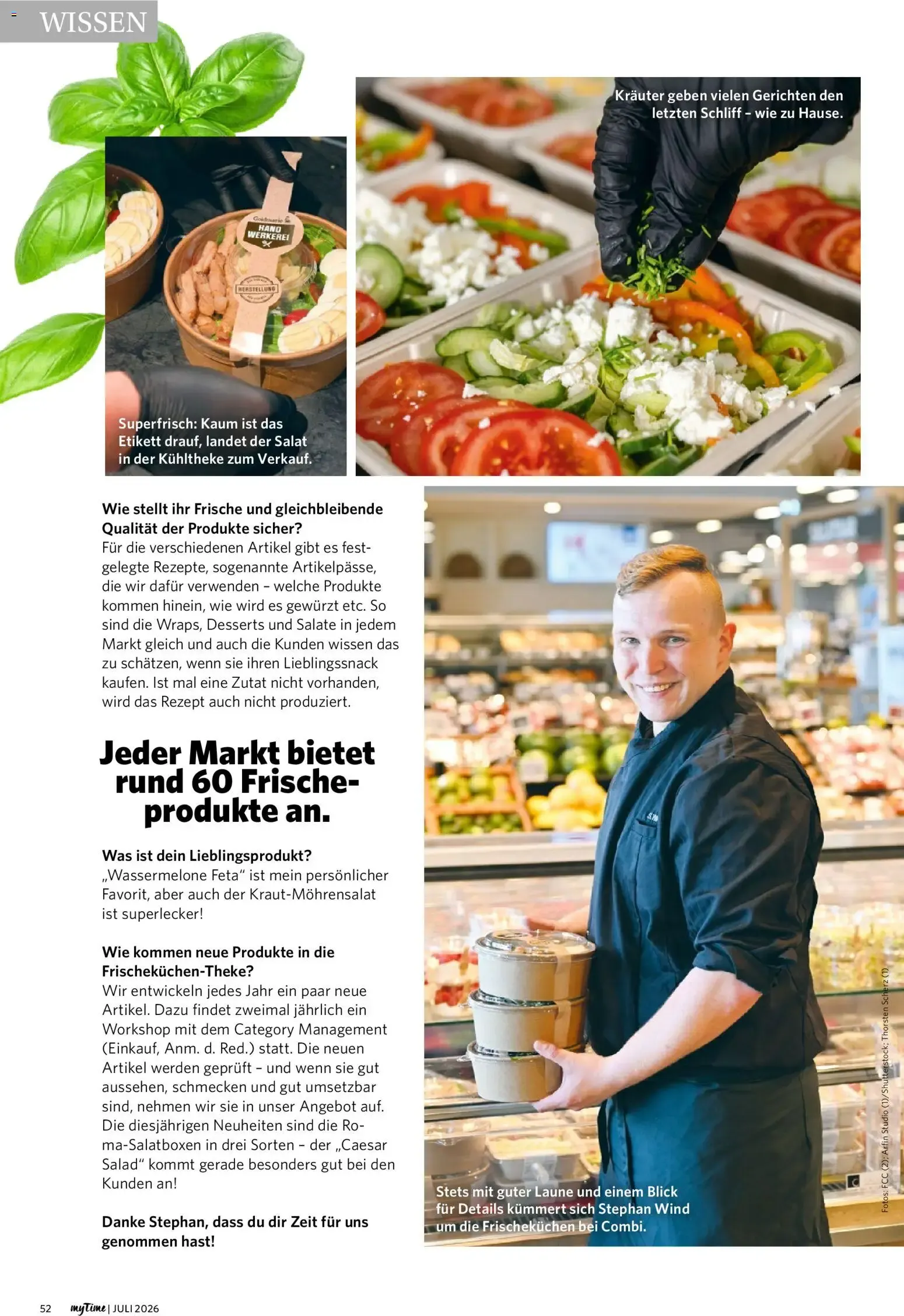 Combi myTime Juli 2026 (ab 01.07.2026) zum Blättern von 1. Juli bis 31. Juli 2026 - Prospekt seite 52