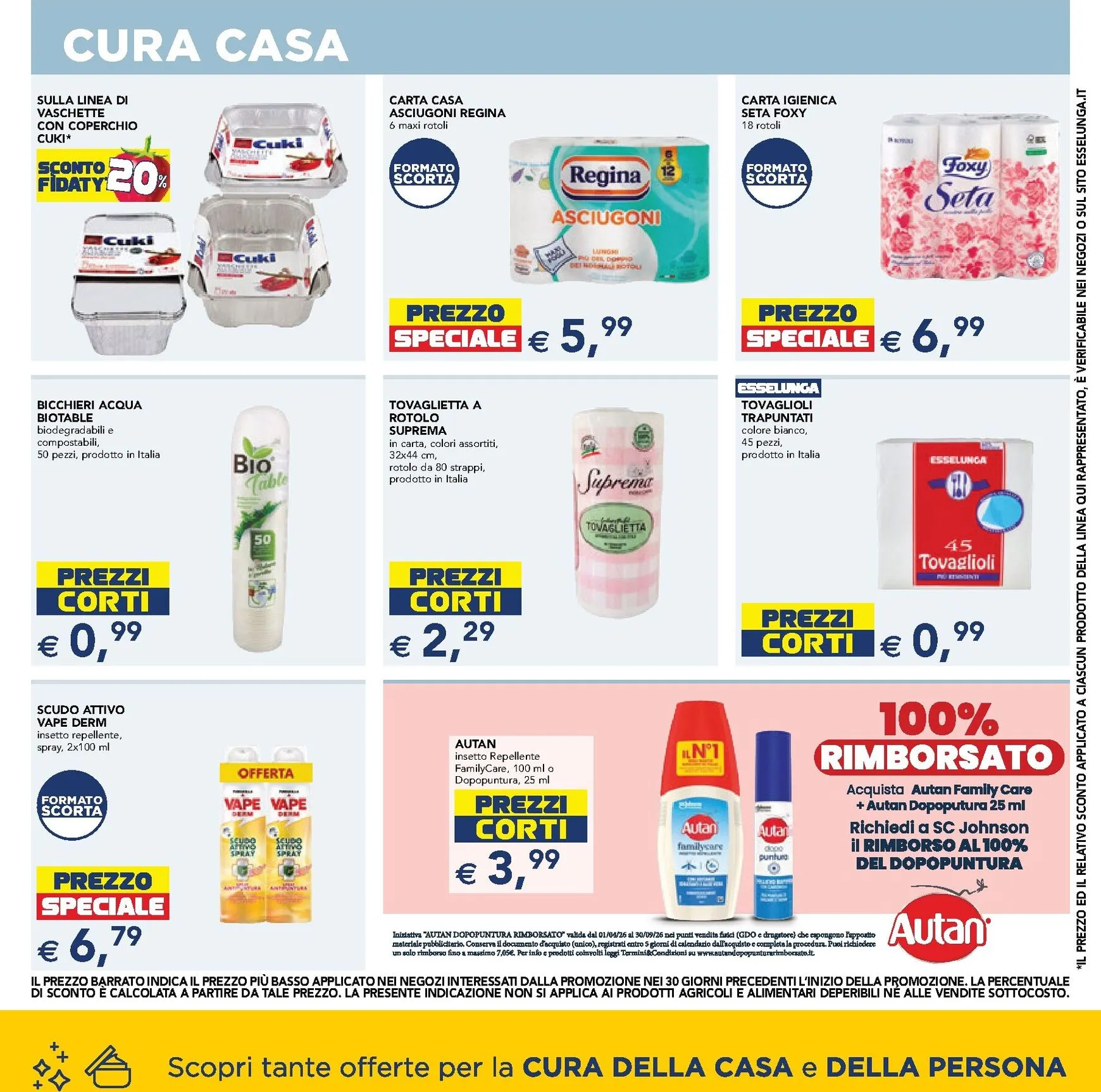 Volantino attuale di Esselunga - Speciale Casa e Persona valido dal giovedì 30/07/2026 al mercoledì 12/08/2026 da 30 luglio a 12 agosto di 2026 - Pagina del volantino 5