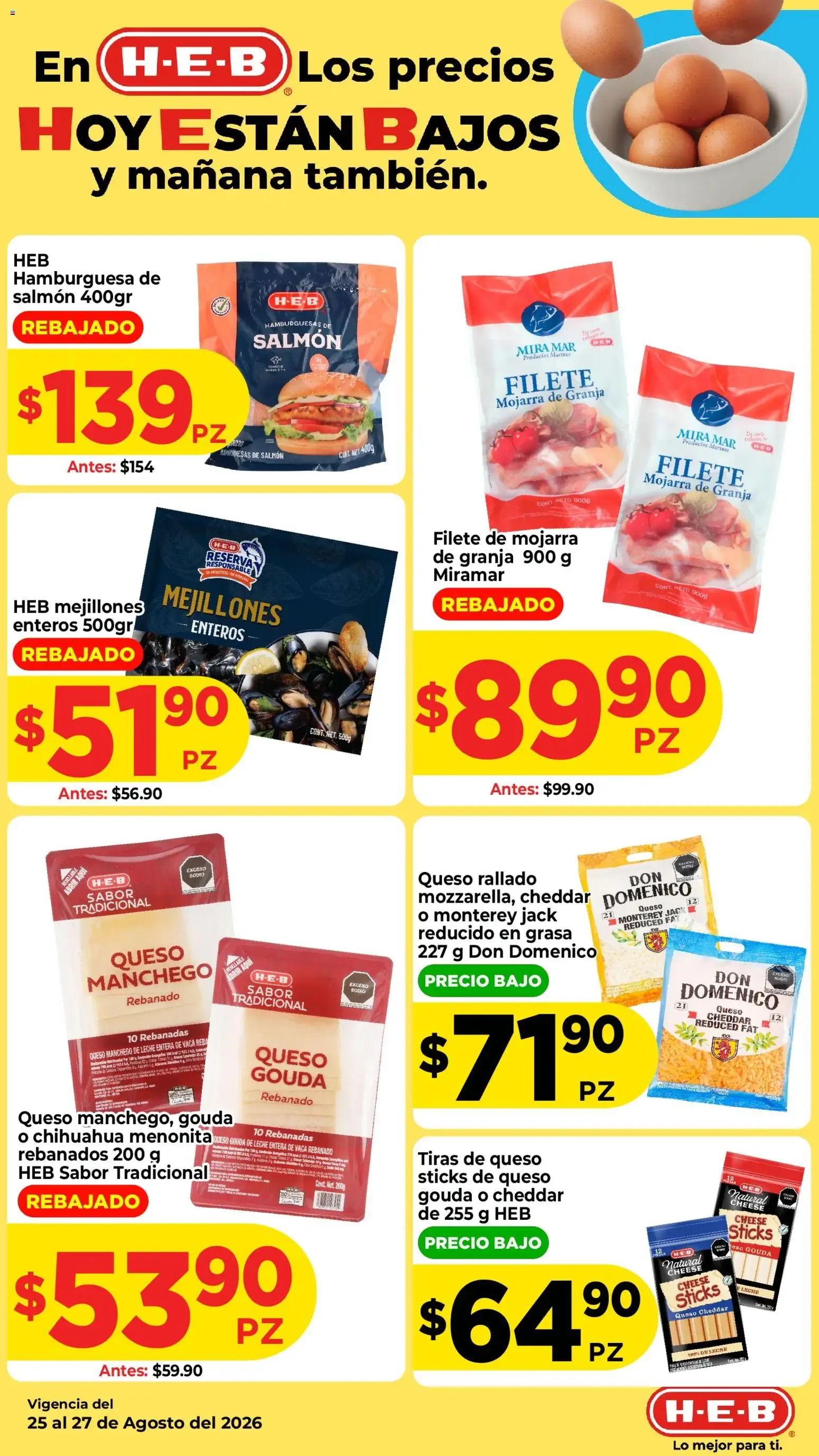 Catálogo de H-E-B folleto Ofertas (25/08/2026 - 27/08/2026) - catálogo en línea 25 de agosto al 27 de agosto 2026 - Pagina 2
