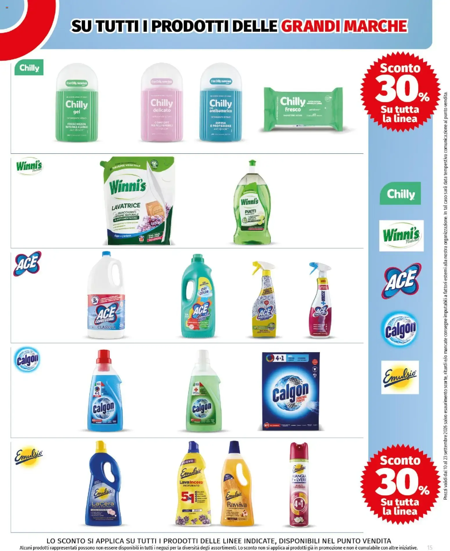 Coop Superstore: Scegli tu Grandi Marche con sconti da 10 settembre a 23 settembre di 2026 - Pagina del volantino 15