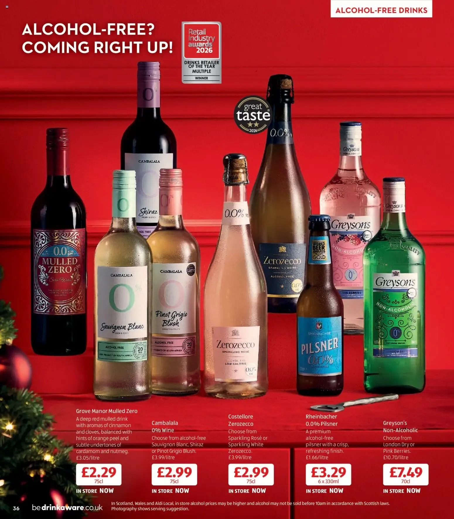 Aldi: All You Want For Christmas from 6 October to 31 December 2026 - Catalogue Page 36