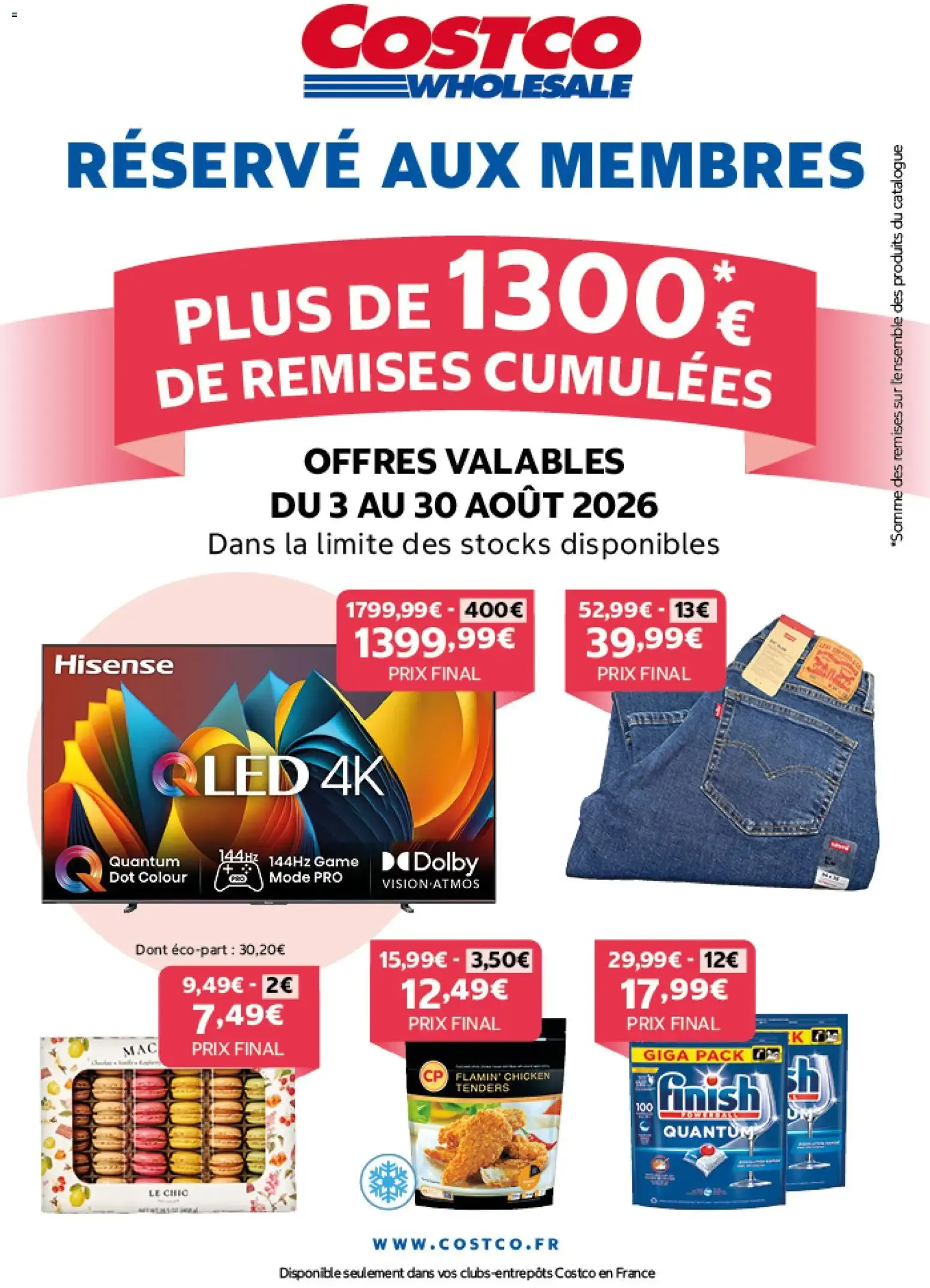 Costco catalogue à partir du 03/08/2026 - promo en ligne