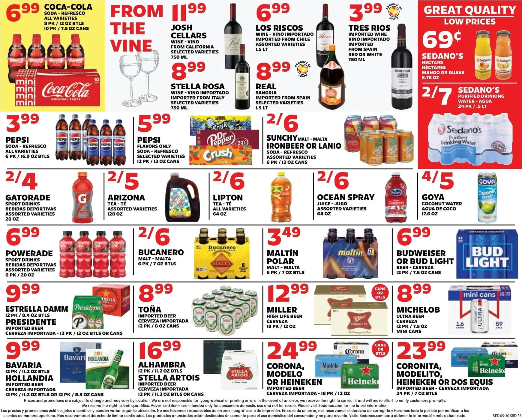 Weekly ad Sedano's Weekly Specials from September 30 to October 6 2026 - Page 8