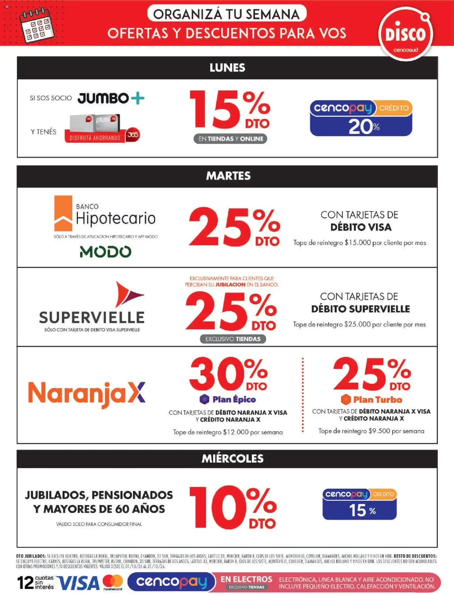 Ofertas de Disco Córdoba del 09/10/2026 - 11/10/2026 9 de octubre al 11 de octubre 2026 - Página 11 del catálogo