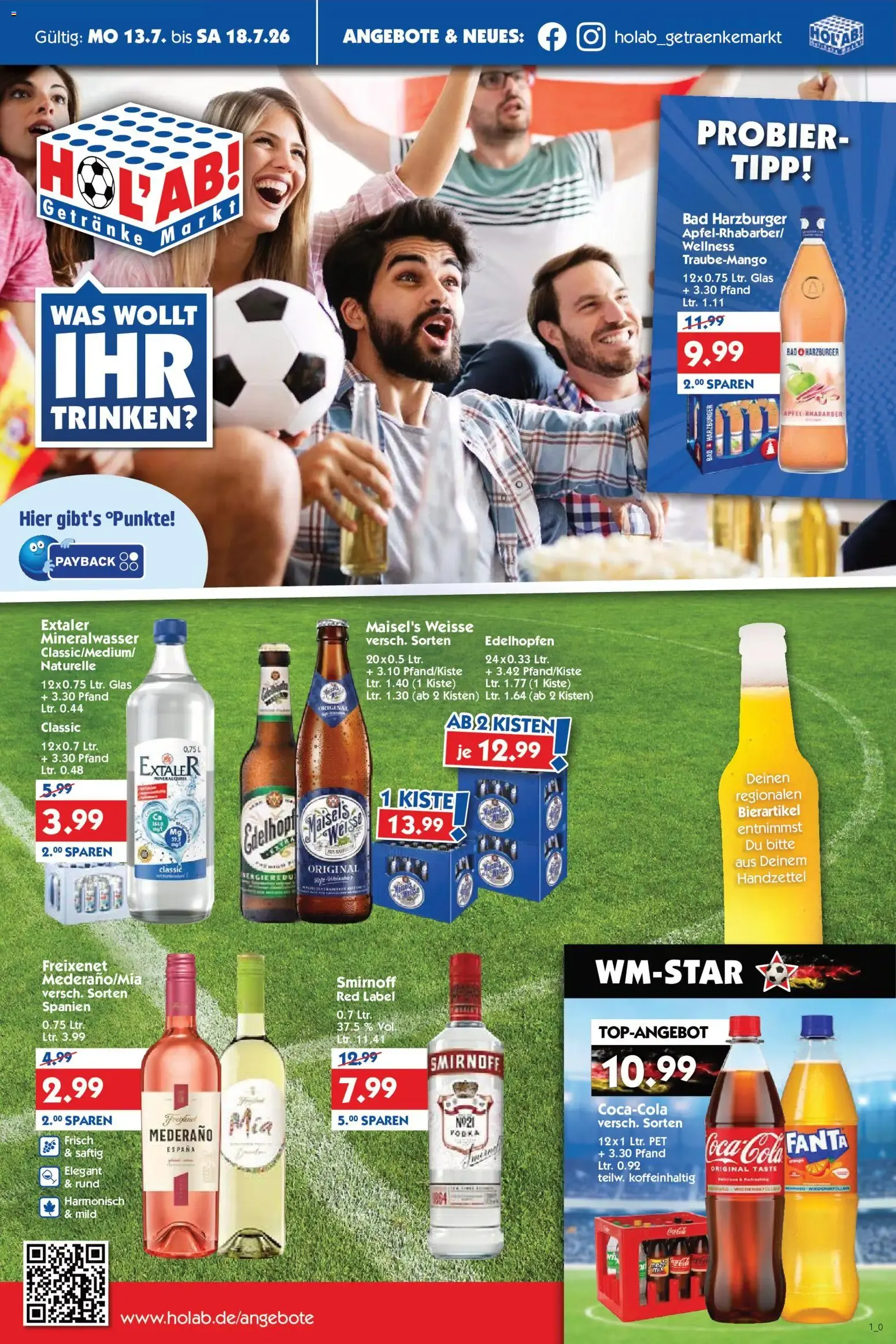 HOL’AB! Prospekt (ab 13.07.2026) zum Blättern von 13. Juli bis 18. Juli 2026 - Prospekt seite 1