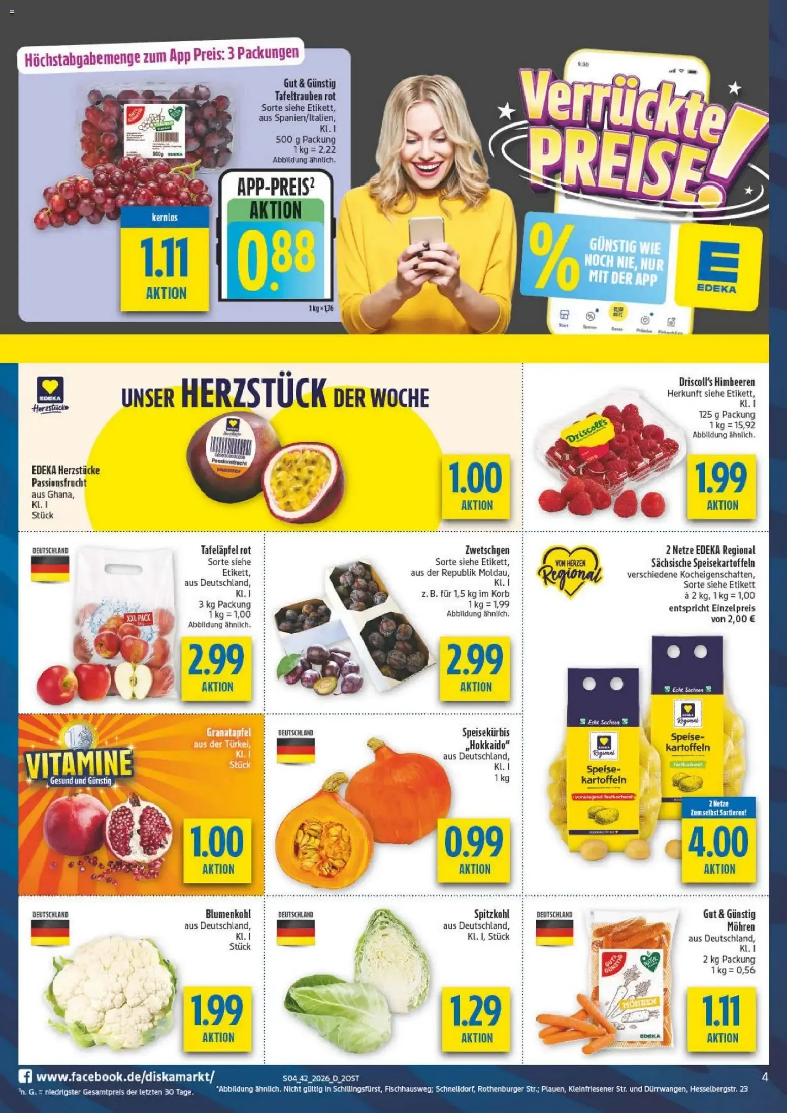 Diska Prospekt (ab 12.10.2026) zum Blättern von 12. Oktober bis 17. Oktober 2026 - Prospekt seite 4