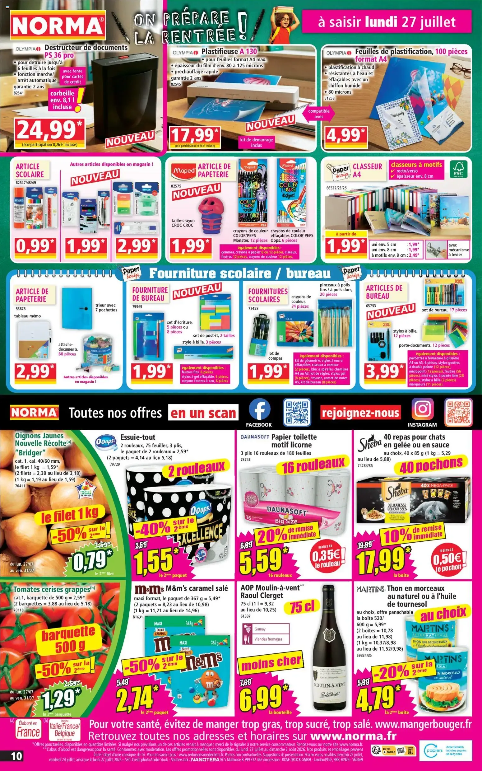 Norma catalogue à partir du 22/07/2026 - promo en ligne du 22 juillet au 28 juillet 2026 - Catalogue page 10