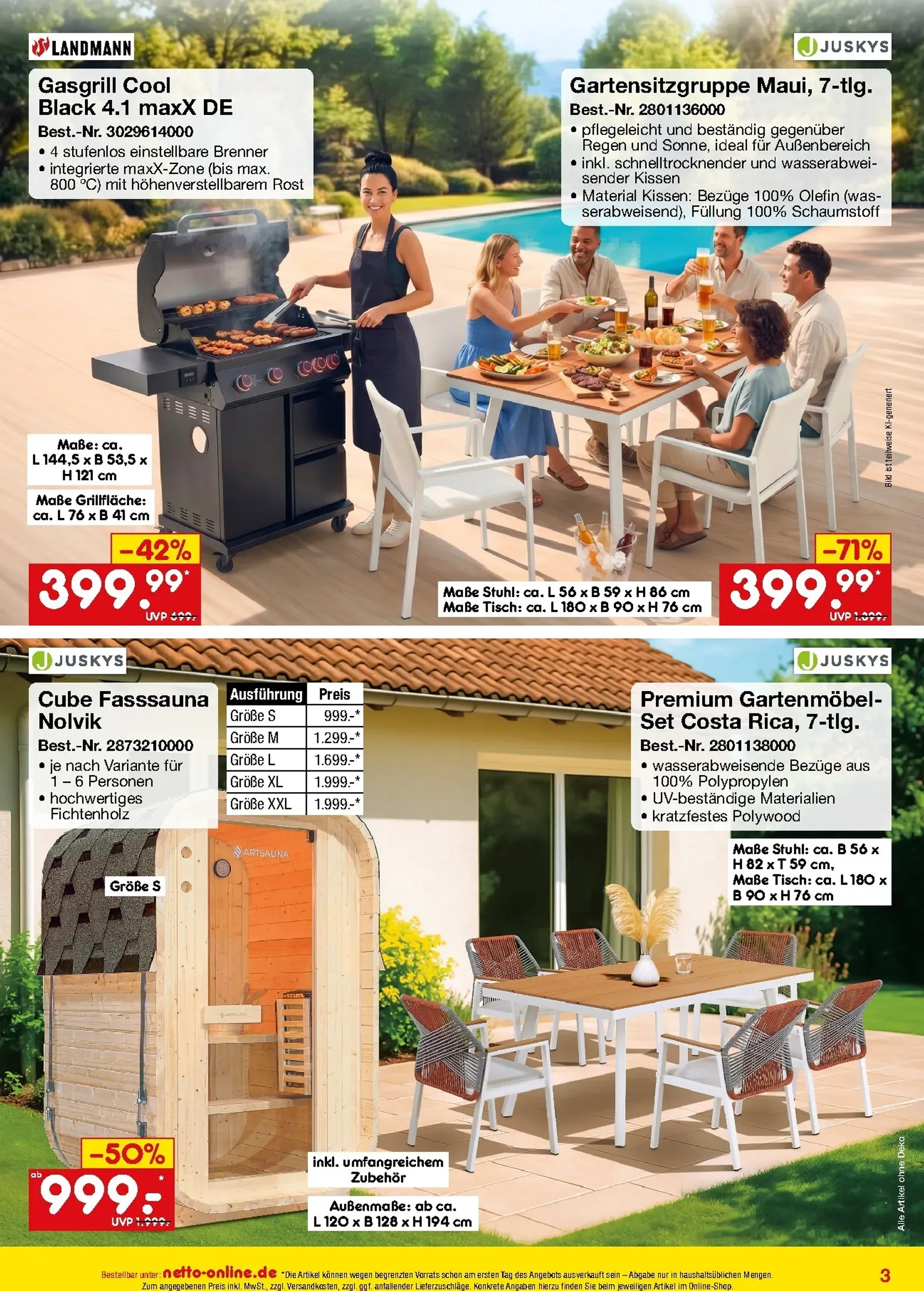 Netto Marken-Discount: 15% de descuento en Summer Highlights von 30. Juli bis 31. August 2026 - Prospekt seite 3