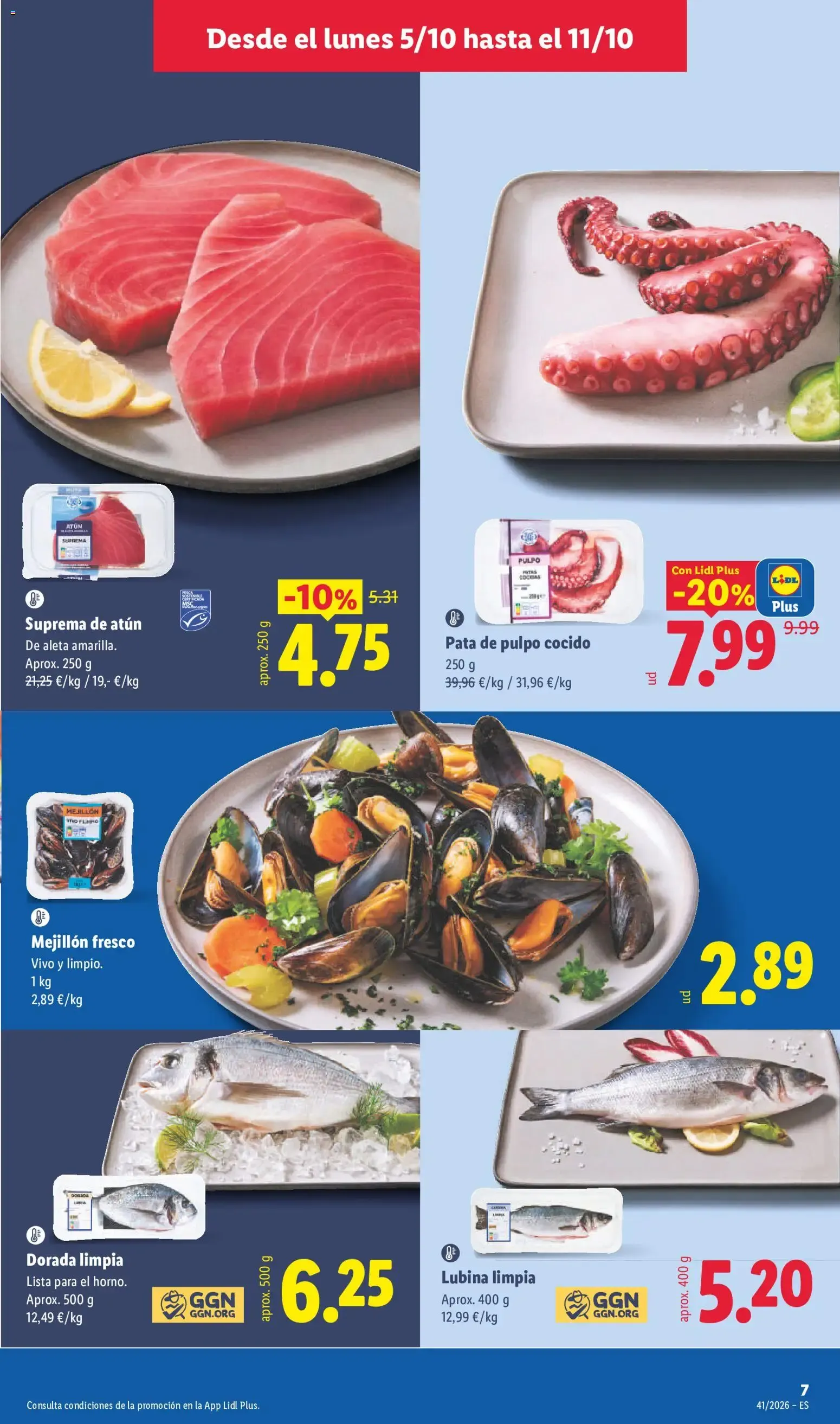 Catálogo de Lidl folleto del 05/10/2026 | Ofertas 5 de octubre al 11 de octubre 2026 - Página 9