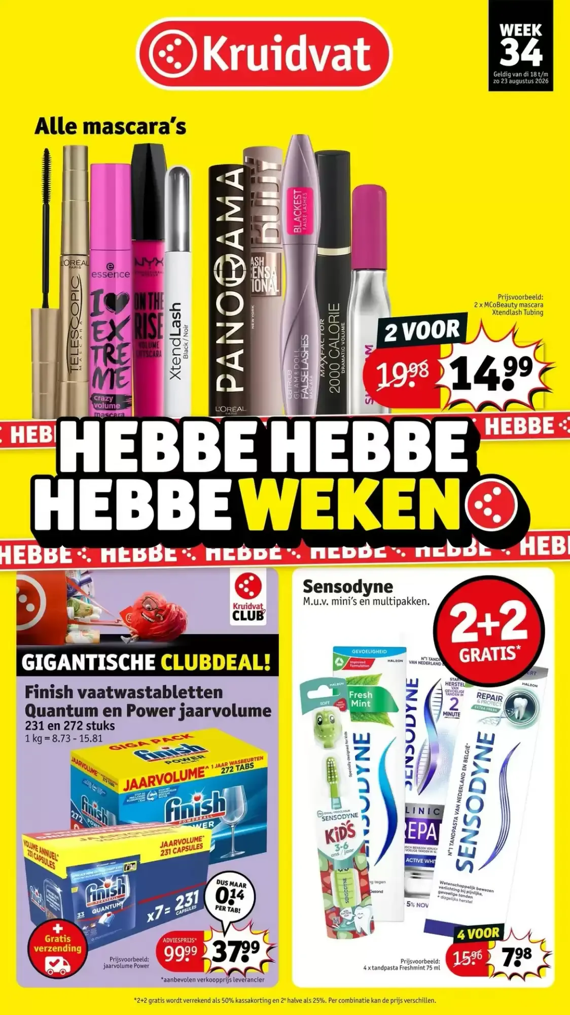 Kruidvat folder week 34 van 18 augustus tot 23 augustus 2026 - folder pagina 1