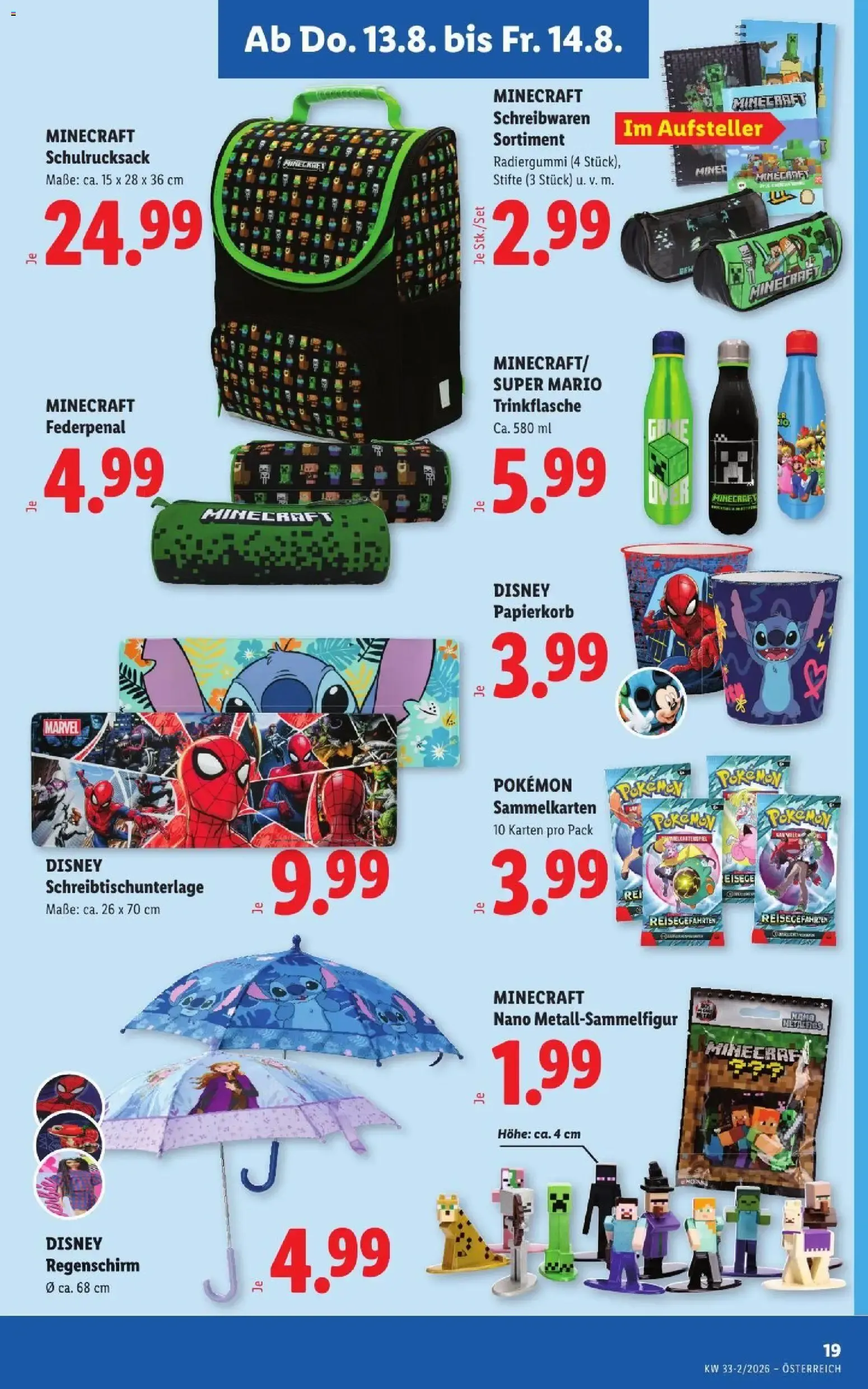 Lidl - Flugblatt ab 13.08.2026 - Angebote ab donnerstag von 13. August bis 14. August 2026 - Flugblätt seite  23