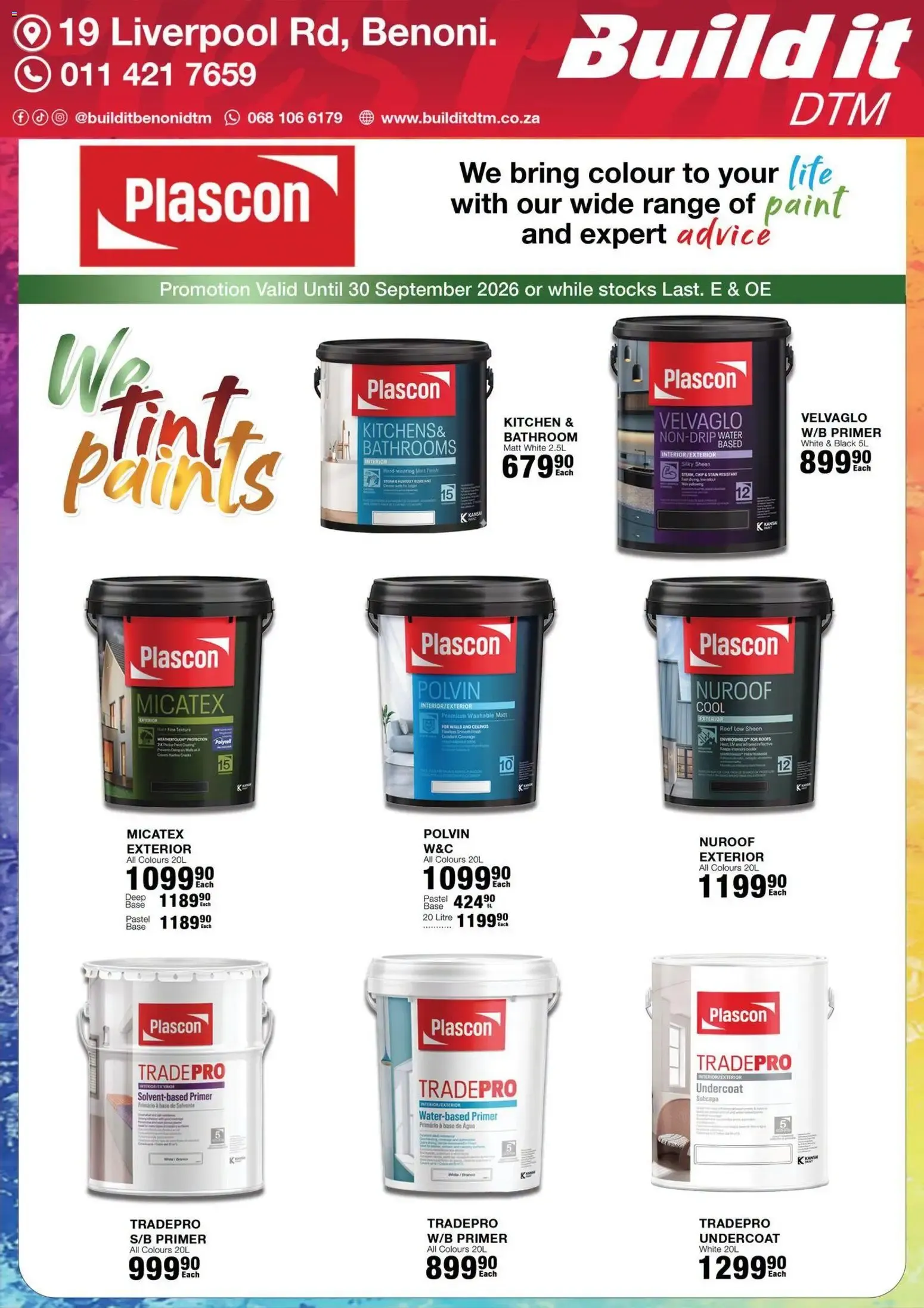 Build It DTM - Ofertas en pinturas Dulux from 19 August to 30 September 2026 - Catalogue Page 3