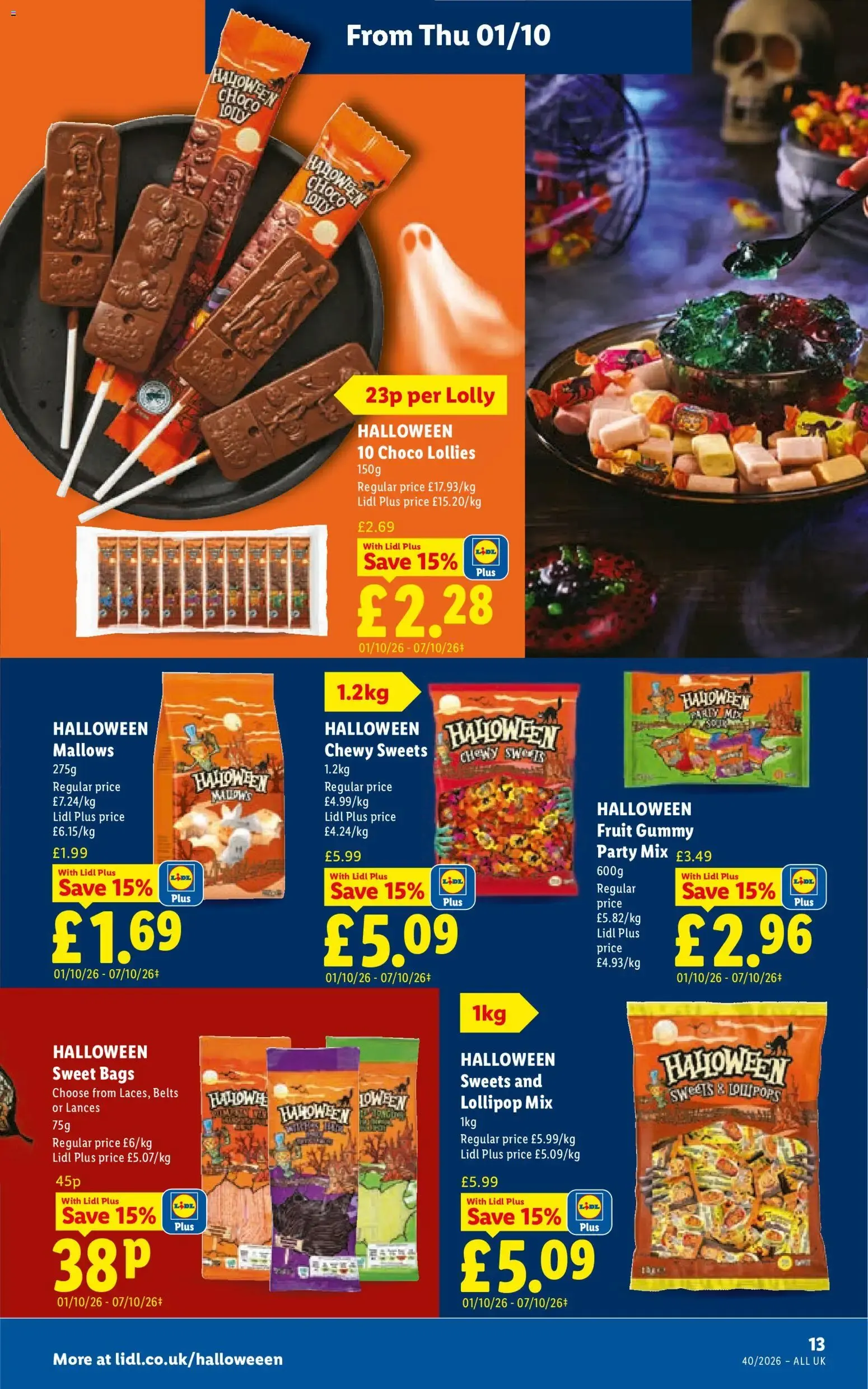 Lidl Halloween Offers from 1 October to 7 October 2026 - Catalogue Page 17