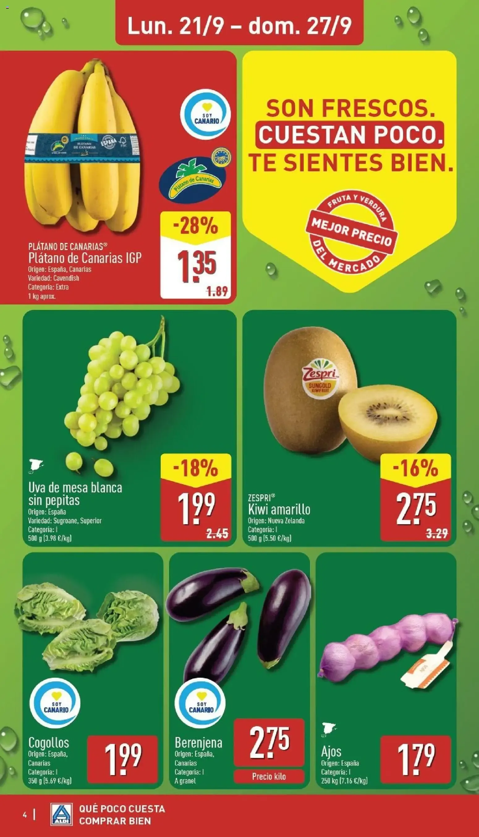 Catálogo de Aldi folleto Canarias del 21/09/2026 | Catálogo 21 de septiembre al 27 de septiembre 2026 - Página 4