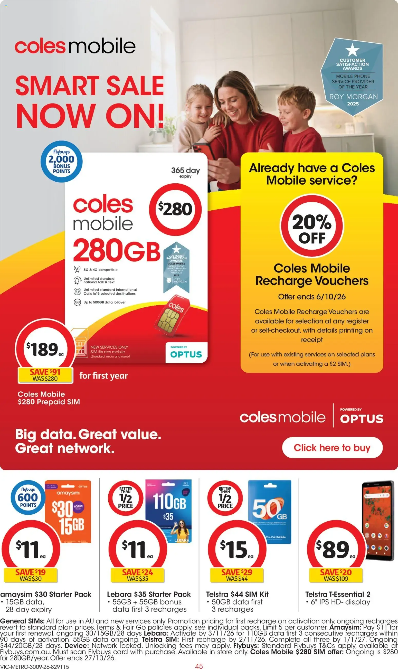 Coles catalogue valid from 30/09/2026 > Online Australia - Catalogue valid from 30 September to 6 October 2026 - page 45