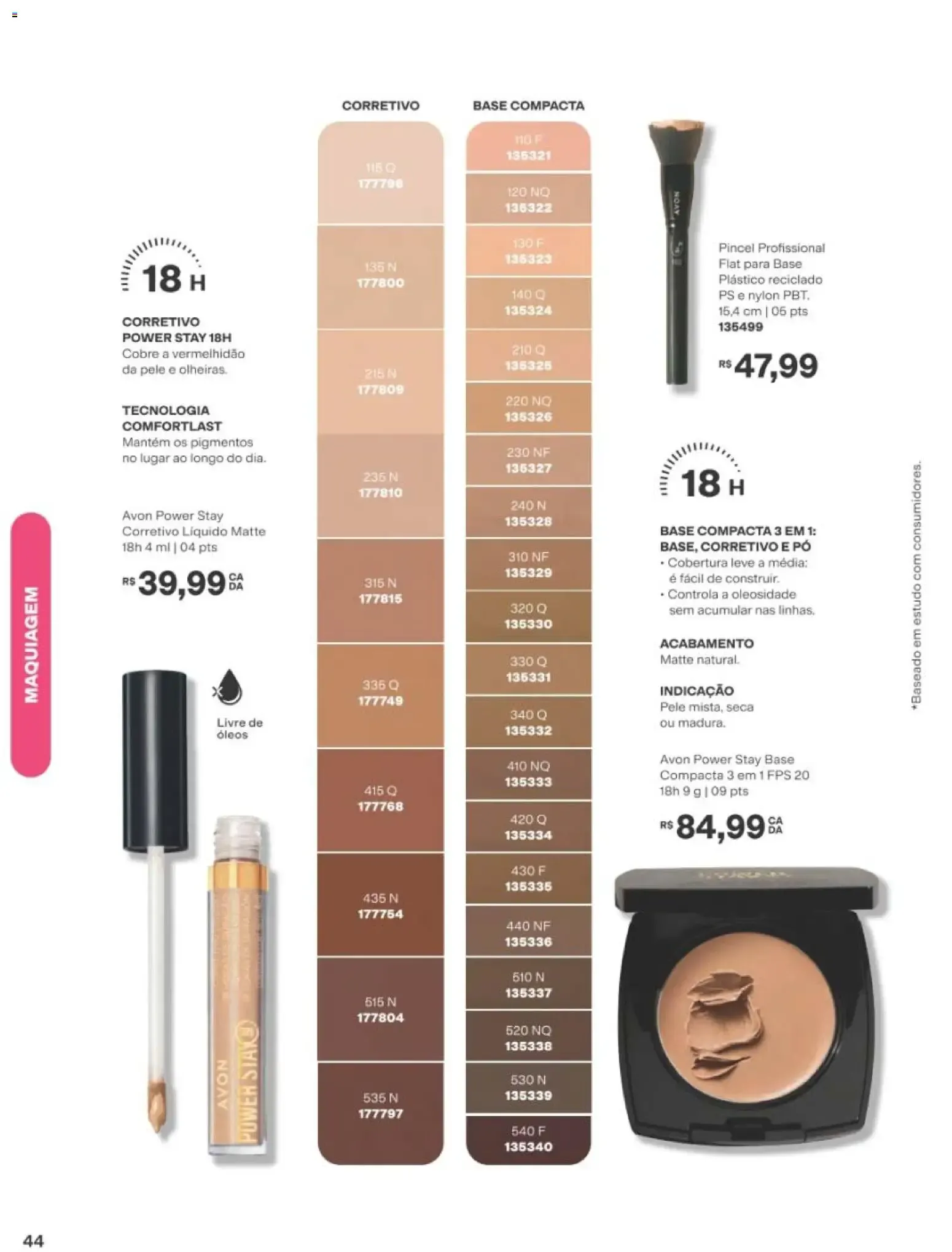 Encarte de Avon | Campanha Ciclo 12/2026 | Mês do Batom com Power Stay Matte Glitter 19 de julho até 9 de agosto 2026 - Pagina 44