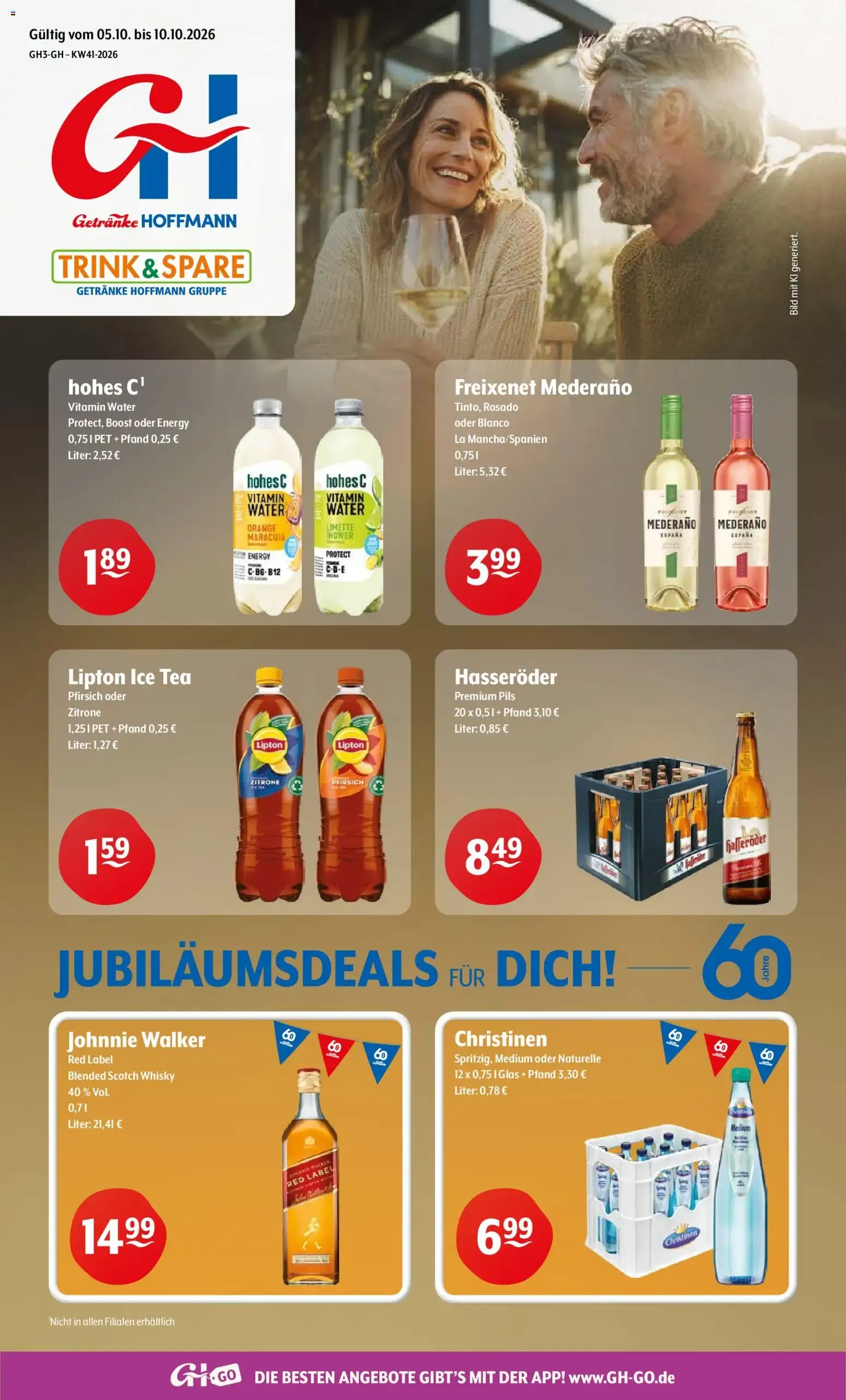 Trink und Spare Prospekt (ab 05.10.2026) zum Blättern von 5. Oktober bis 10. Oktober 2026 - Prospekt seite 1