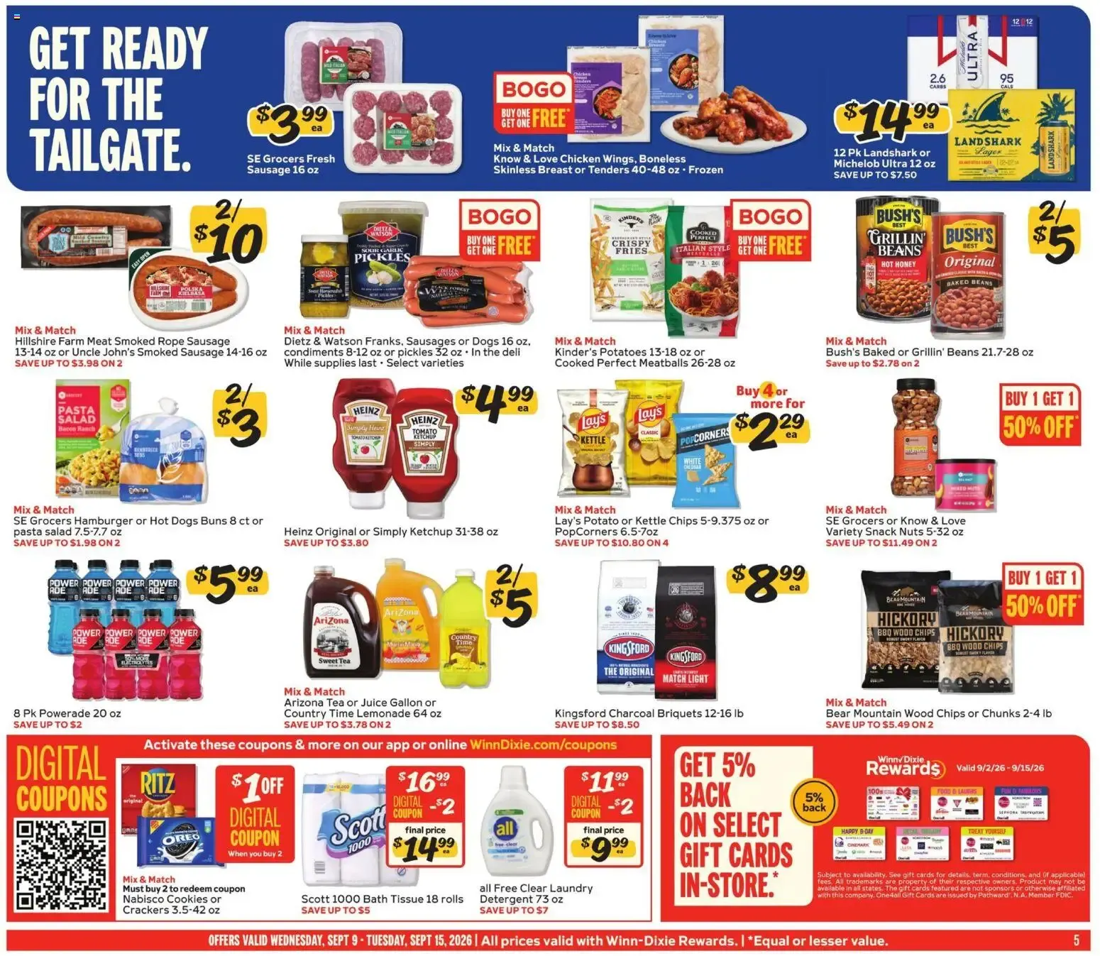 Weekly ad Winn Dixie Weekly Ad (09/09 - 09/15 2026) - Flyer from September 9 to September 15 2026 - Page 5