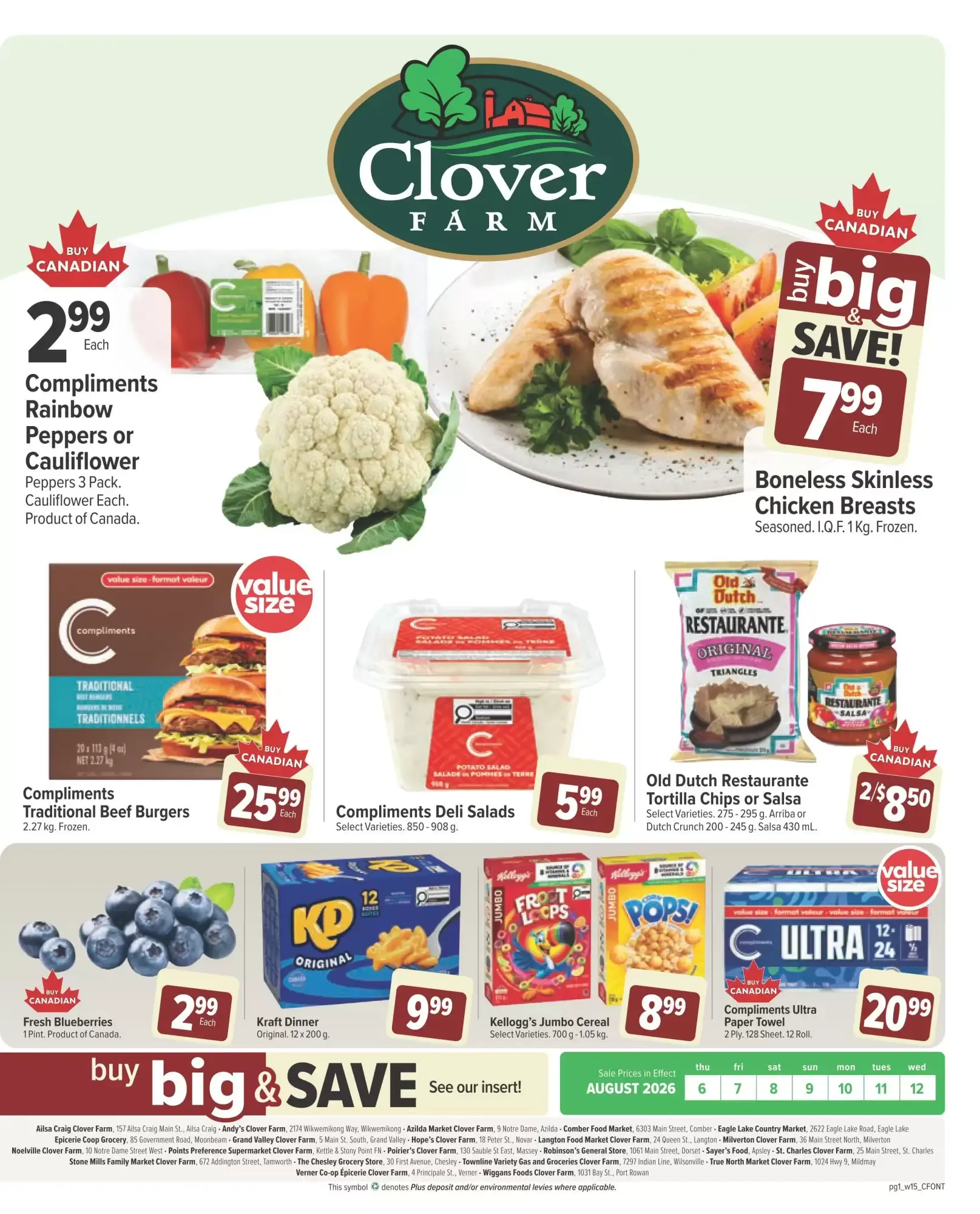 Clover Farm flyer week 32 from August 6 to August 12 2026 - flyer page 1