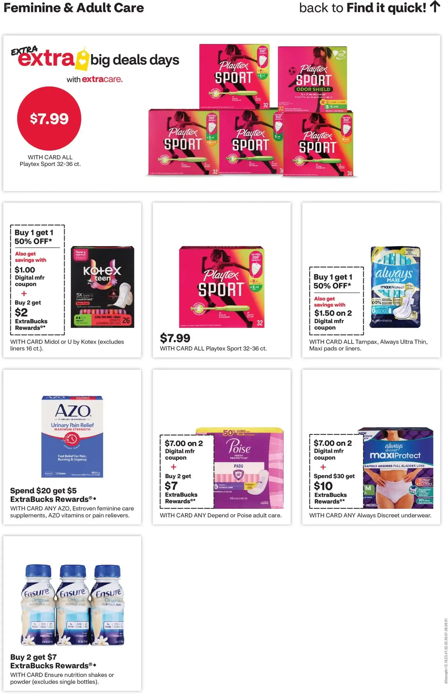 Weekly ad CVS: EXTRA extra big deals days with ExtraCare from September 27 to October 3 2026 - Page 9