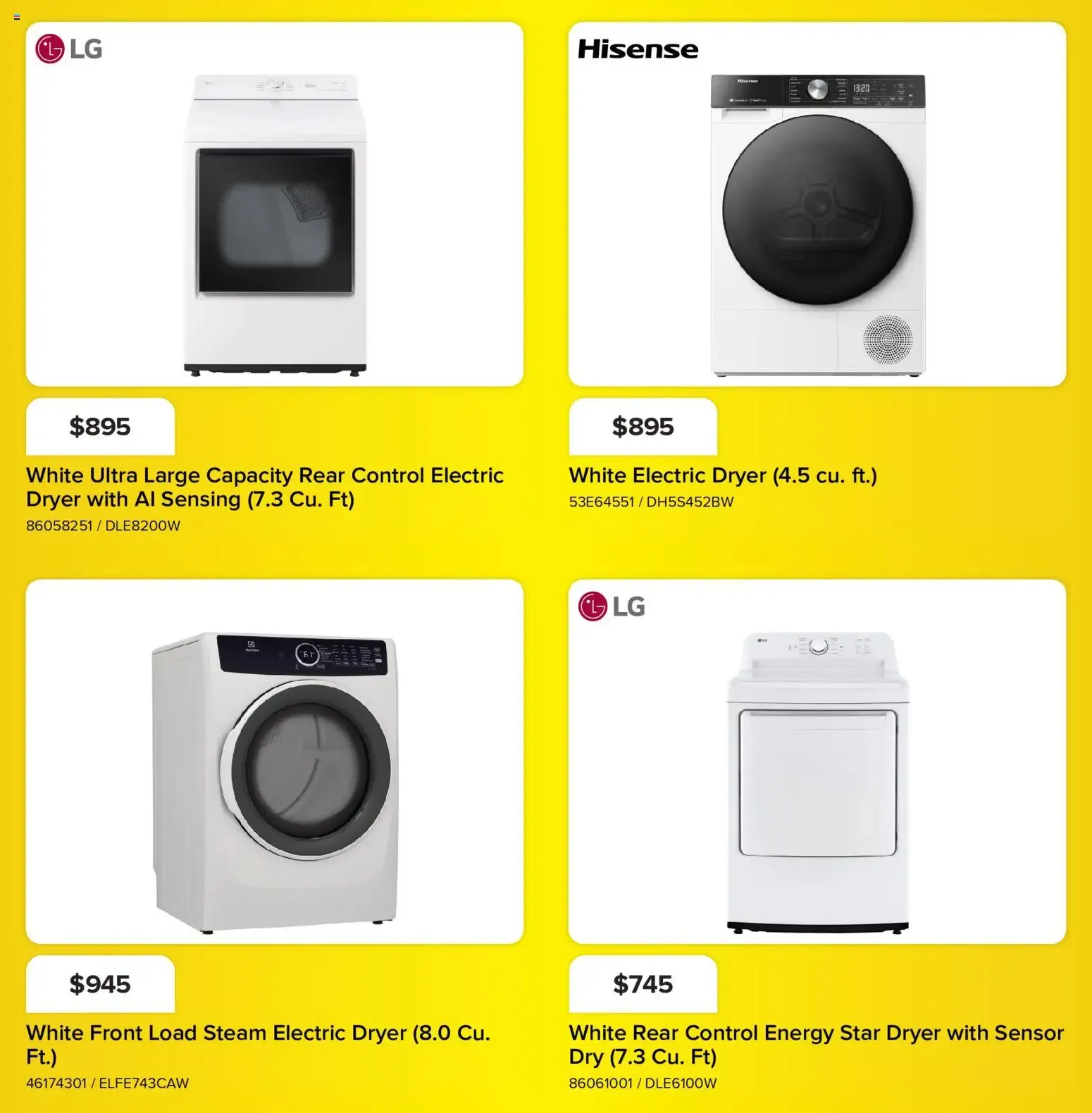 Leon's - BBFL appliances from Sep 3, 2026 > weekly specials & deals from September 3 to September 9 2026 - flyer page 12