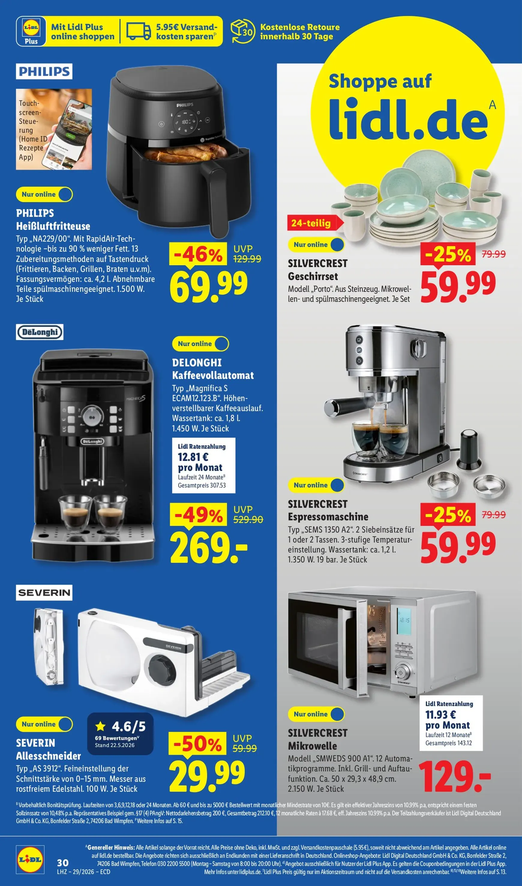 Lidl - Angebot der Woche Prospekt nächste Woche – von Montag 13.07.2026 bis Samstag 18.07.2026 von 13. Juli bis 18. Juli 2026 - Prospekt seite 30