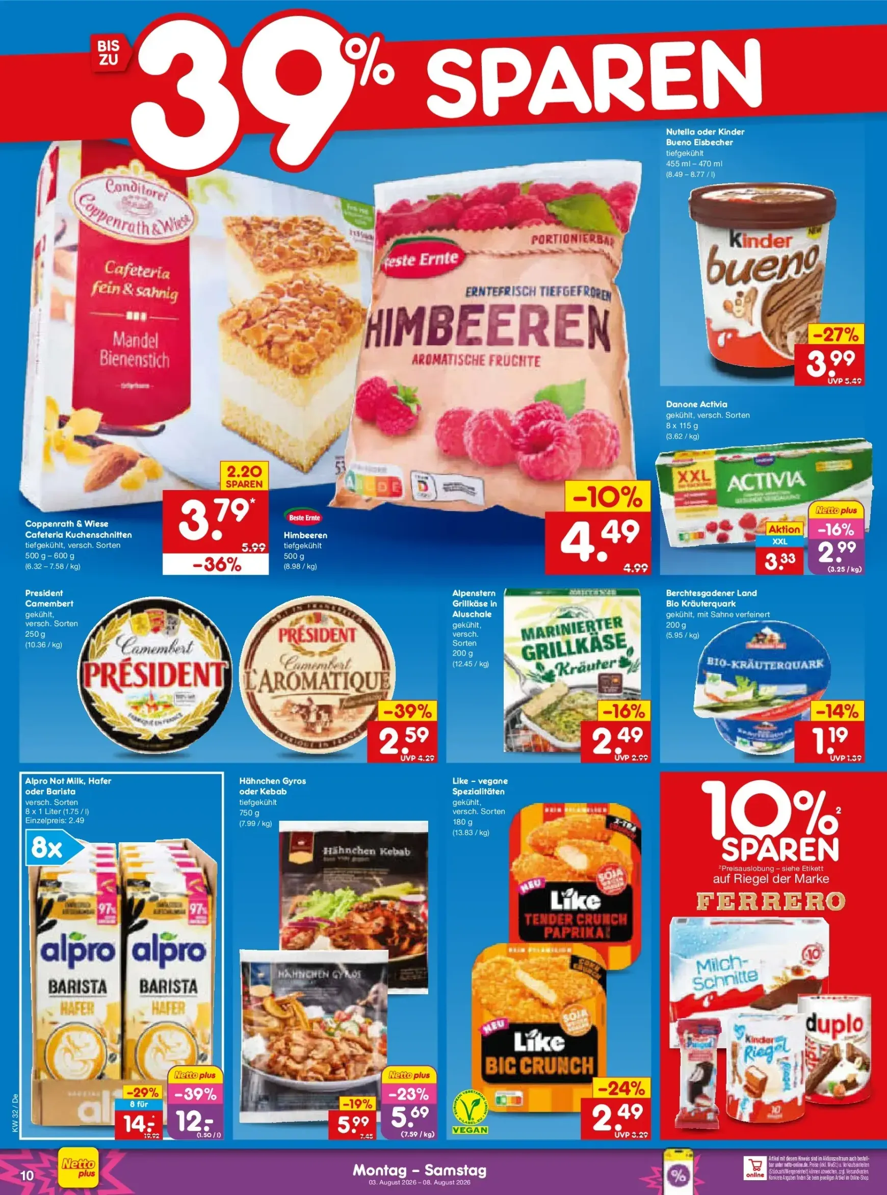 Netto Marken Discount - Super Wochenende Prospekt – von Donnerstag 06.08.2026 bis Samstag 08.08.2026 von 6. August bis 8. August 2026 - Prospekt seite 26