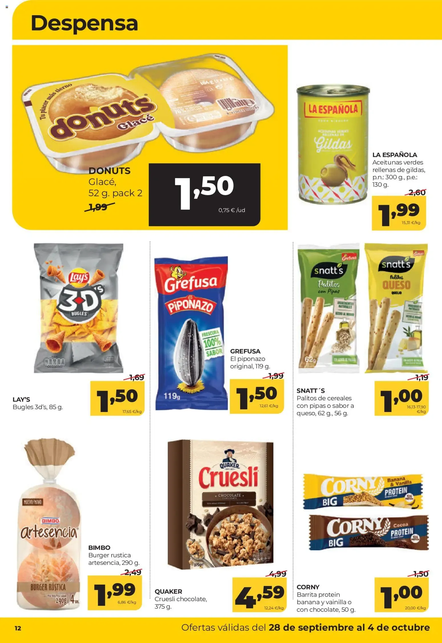 Catálogo de Alimerka folleto del 28/09/2026 | Catálogo 28 de septiembre al 4 de octubre 2026 - Página 12
