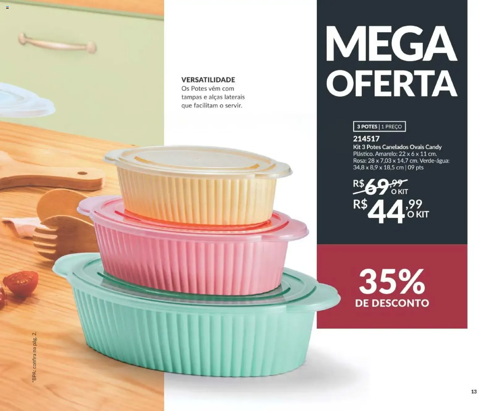 Encarte de Revista Avon - Campanha 14: Casa & Estilo de 01/09/2026 | Promoção Online 1 de setembro até 21 de setembro 2026 - Pagina 13