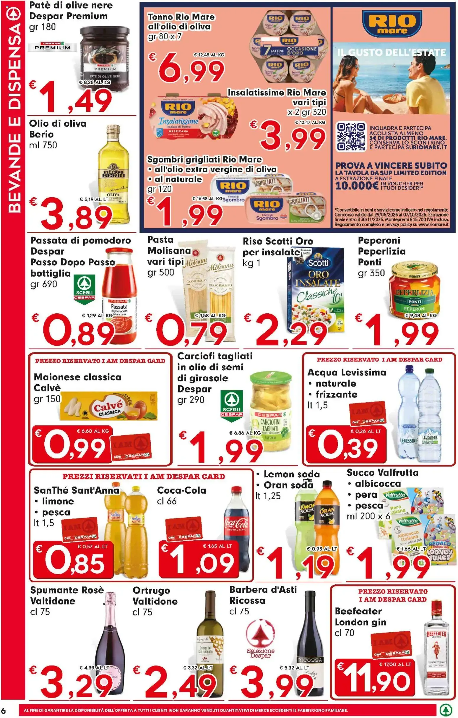 Nuovo Eurospar volantino dal 16/07/2026 > offerte anteprima 🛍️ da 16 luglio a 29 luglio di 2026 - Pagina del volantino 6