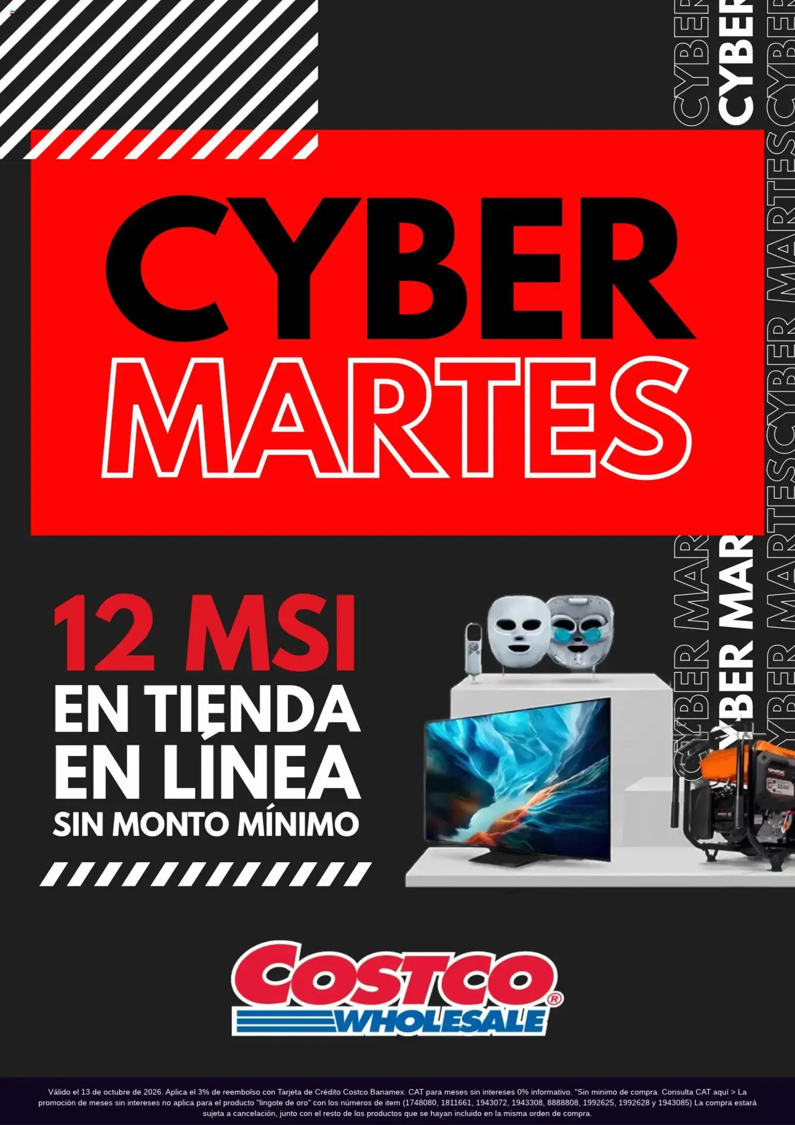 Catálogo de Costco Cyber Martes 13 de octubre al 13 de octubre 2026 - Pagina 1