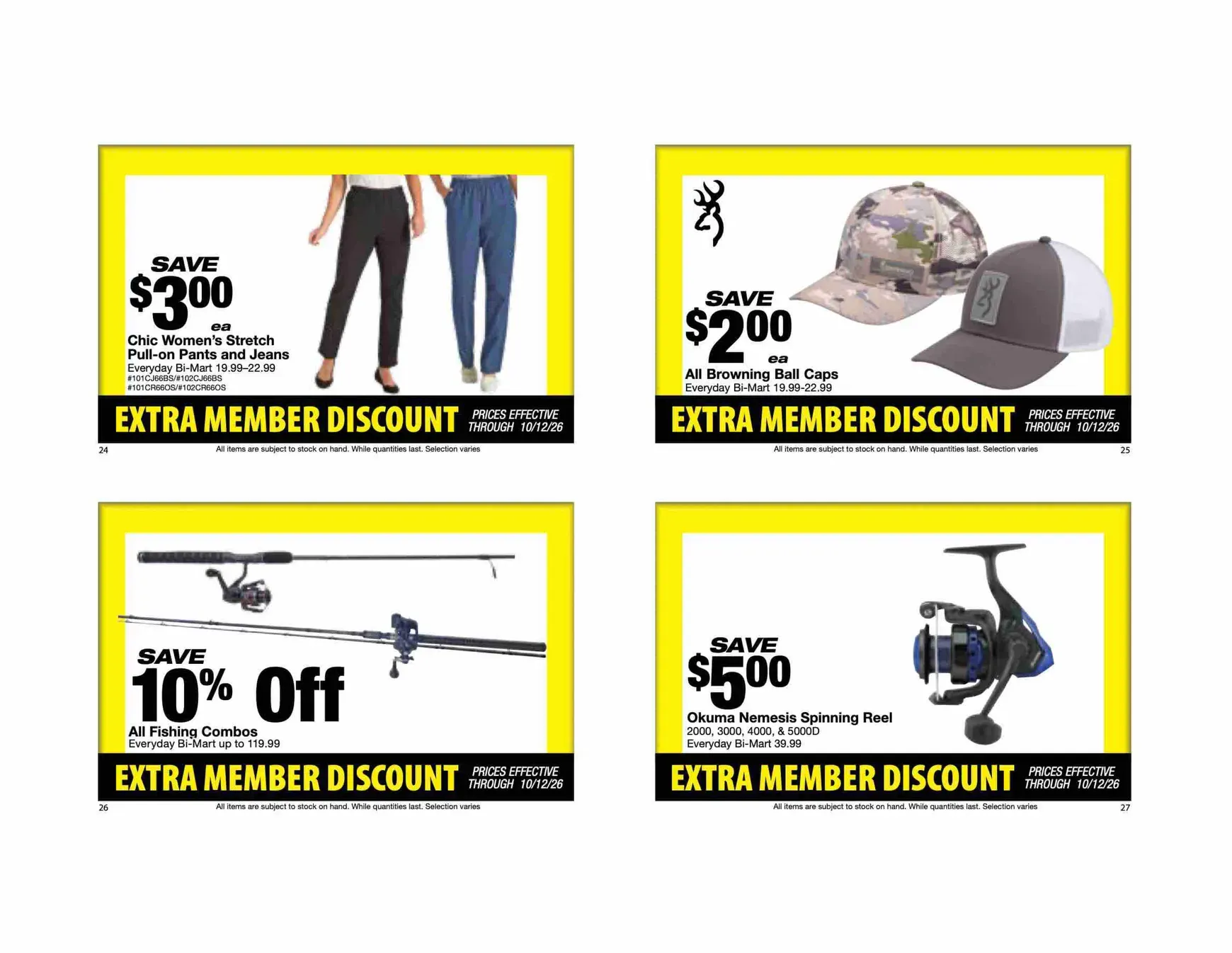 Weekly ad Future Bi-Mart - Extra member discount flyer valid from Thursday 10/01/2026 to Monday 10/12/2026 from October 1 to October 12 2026 - Page 8