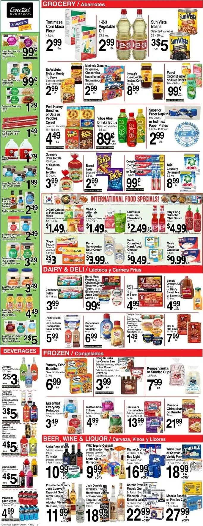 Weekly promotion Current Superior Grocers leaflet valid from Wednesday 10/21/2026 to Tuesday 10/27/2026 spanning from October 21 to October 27 2026 - Page 2 for Catalogue 365