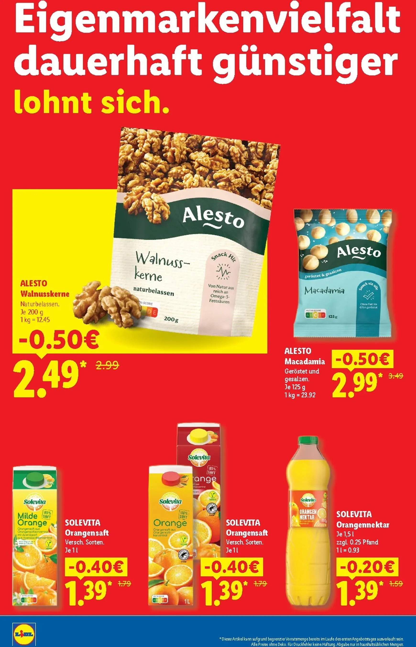 Lidl - Der Preisführer macht Deutschland Prospekt – von Mittwoch 01.07.2026 bis Montag 31.08.2026 von 1. Juli bis 31. August 2026 - Prospekt seite 2